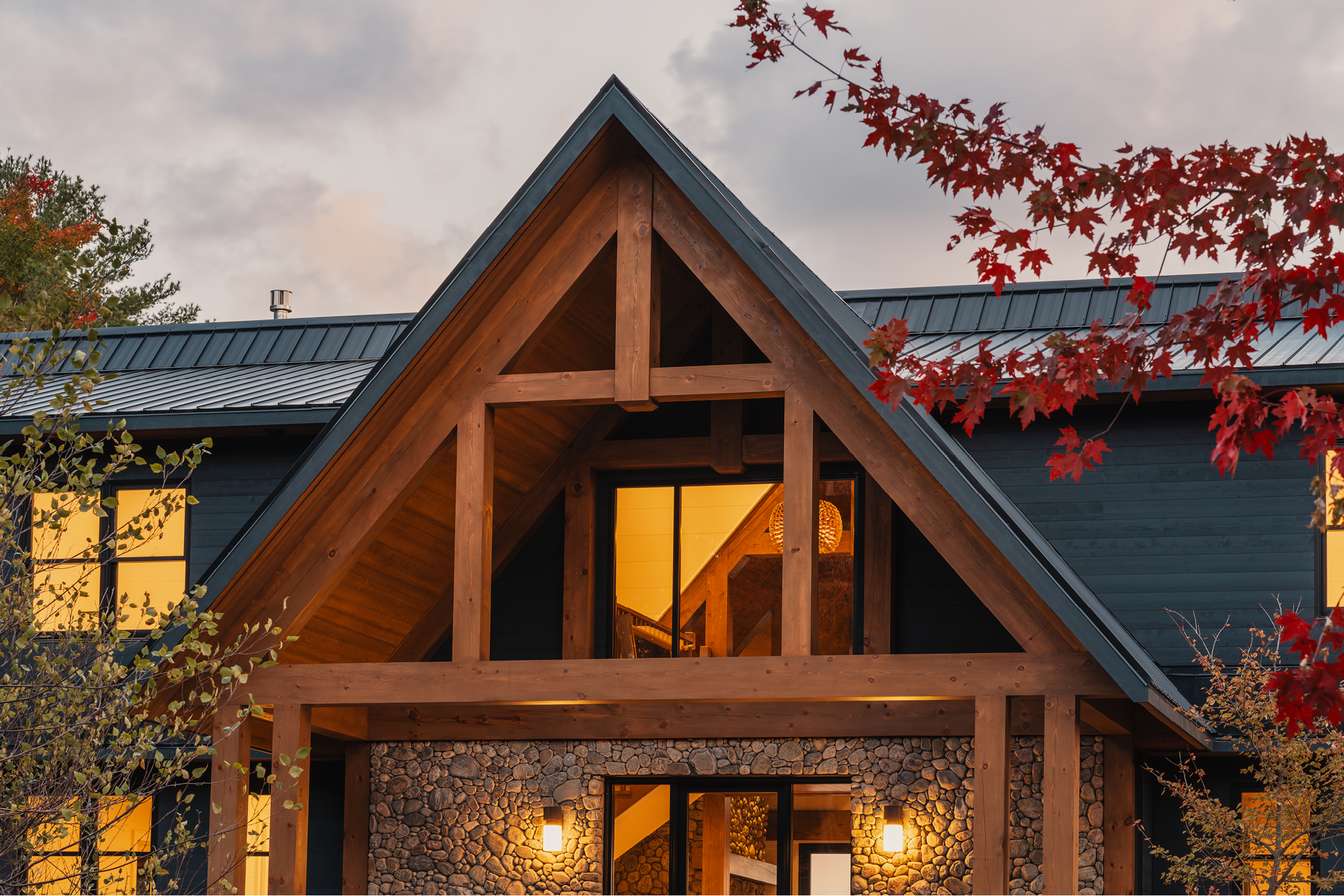jo/ross design inc. architectural designer muskoka rocky point exterior