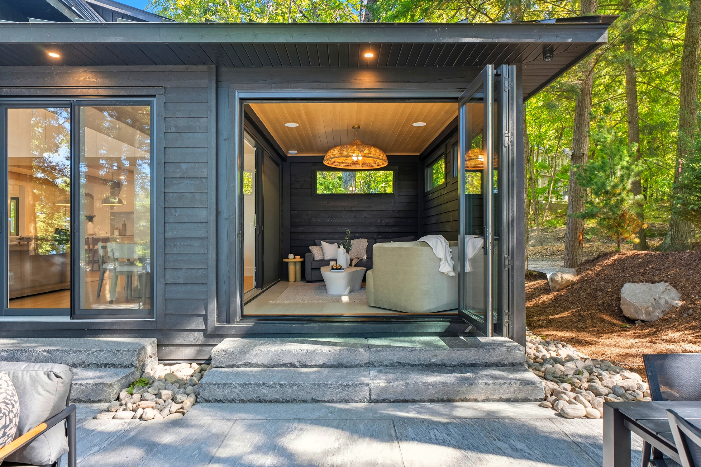 jo/ross design inc. architectural designer muskoka pine point exterior