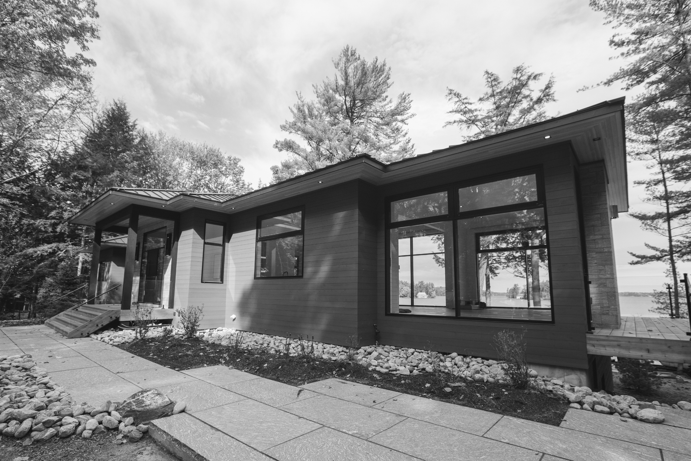 jo/ross design inc. architectural designer muskoka lake rosseau project