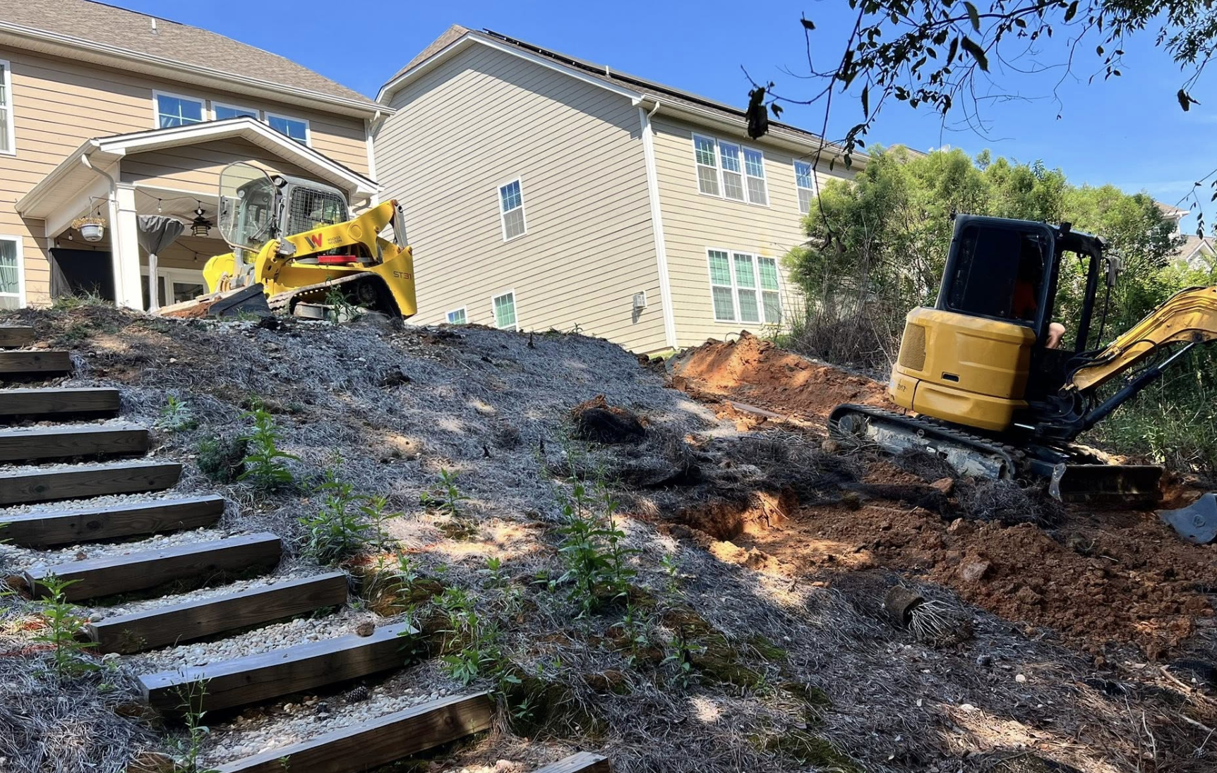 Gravel driveway installation completed in Belmont, NC for dependable year-round access.