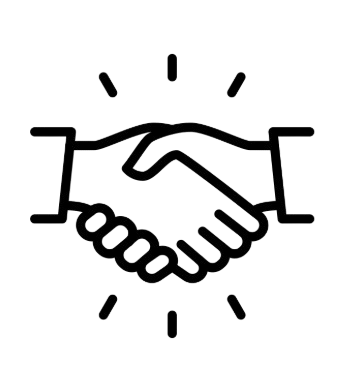 An illustration of a globe with interconnected hands around it, symbolizing unity and global cooperation.