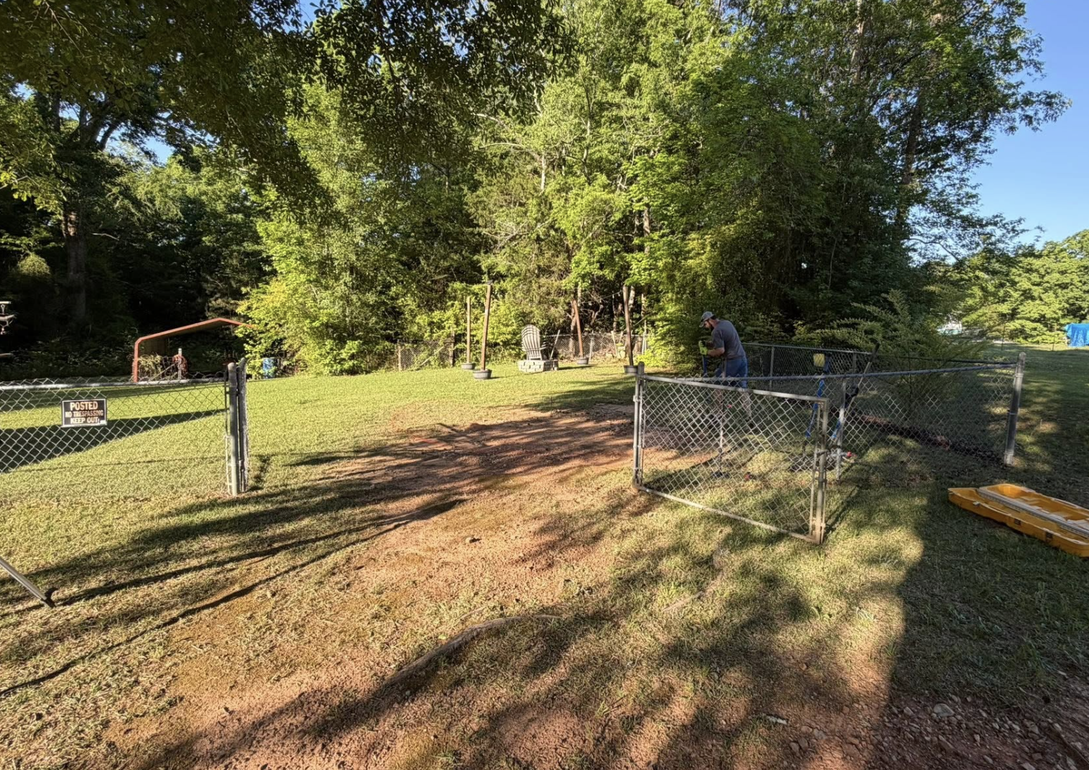 Complete excavation, grading, retaining wall installation, land clearing, drainage solutions, and site preparation project completed by Palmetto South Construction proudly serving York County, SC and the surrounding North and South Carolina communiti