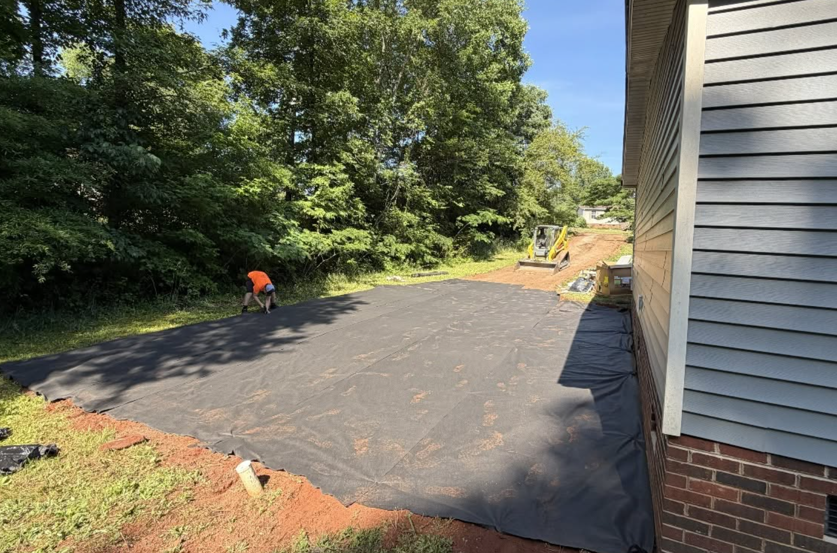 Excavation and drainage solutions completed in Pageland, SC with long-lasting results.
