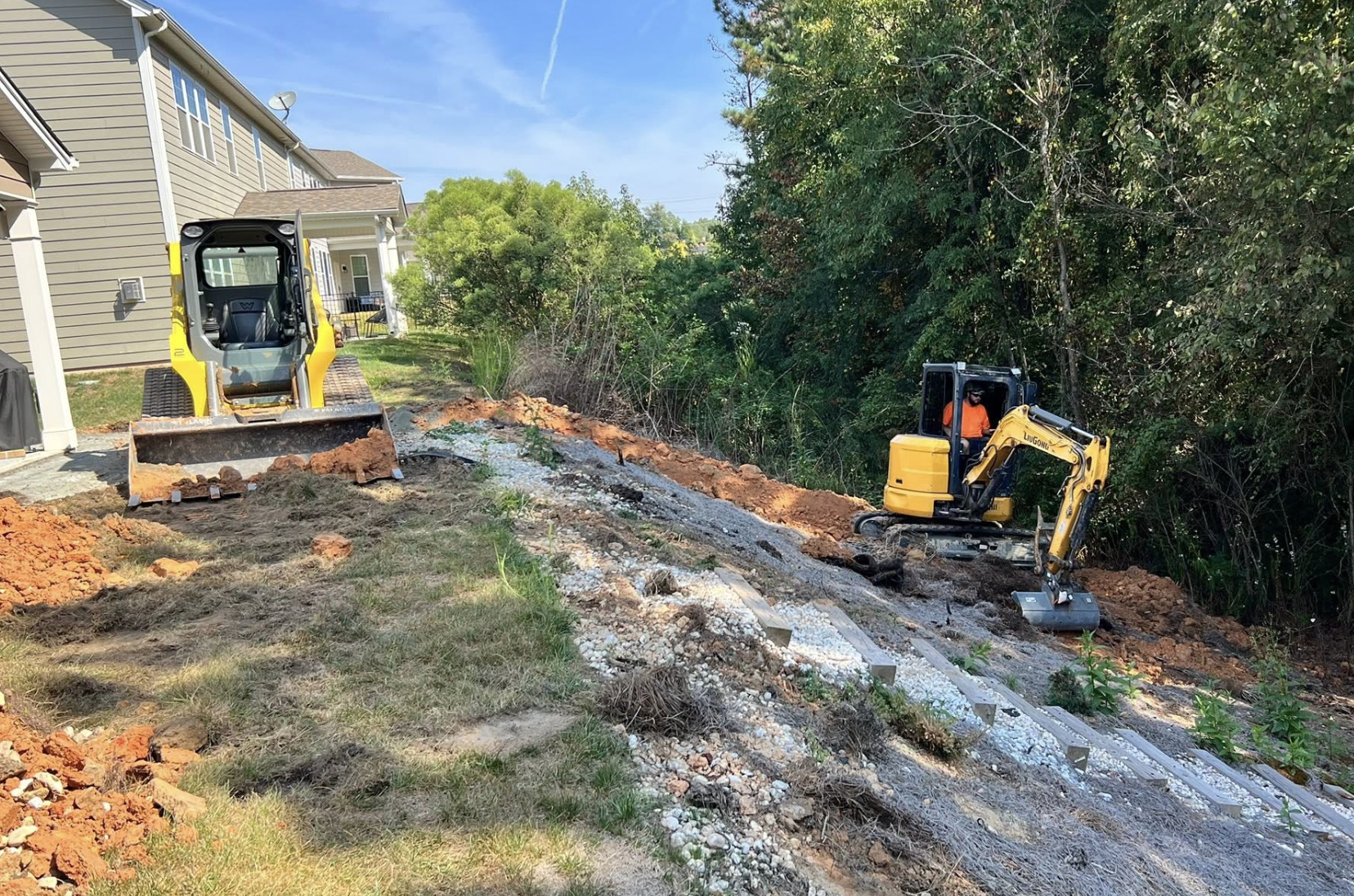 Professional parking pad installation completed in Pageland, SC using proper site preparation.