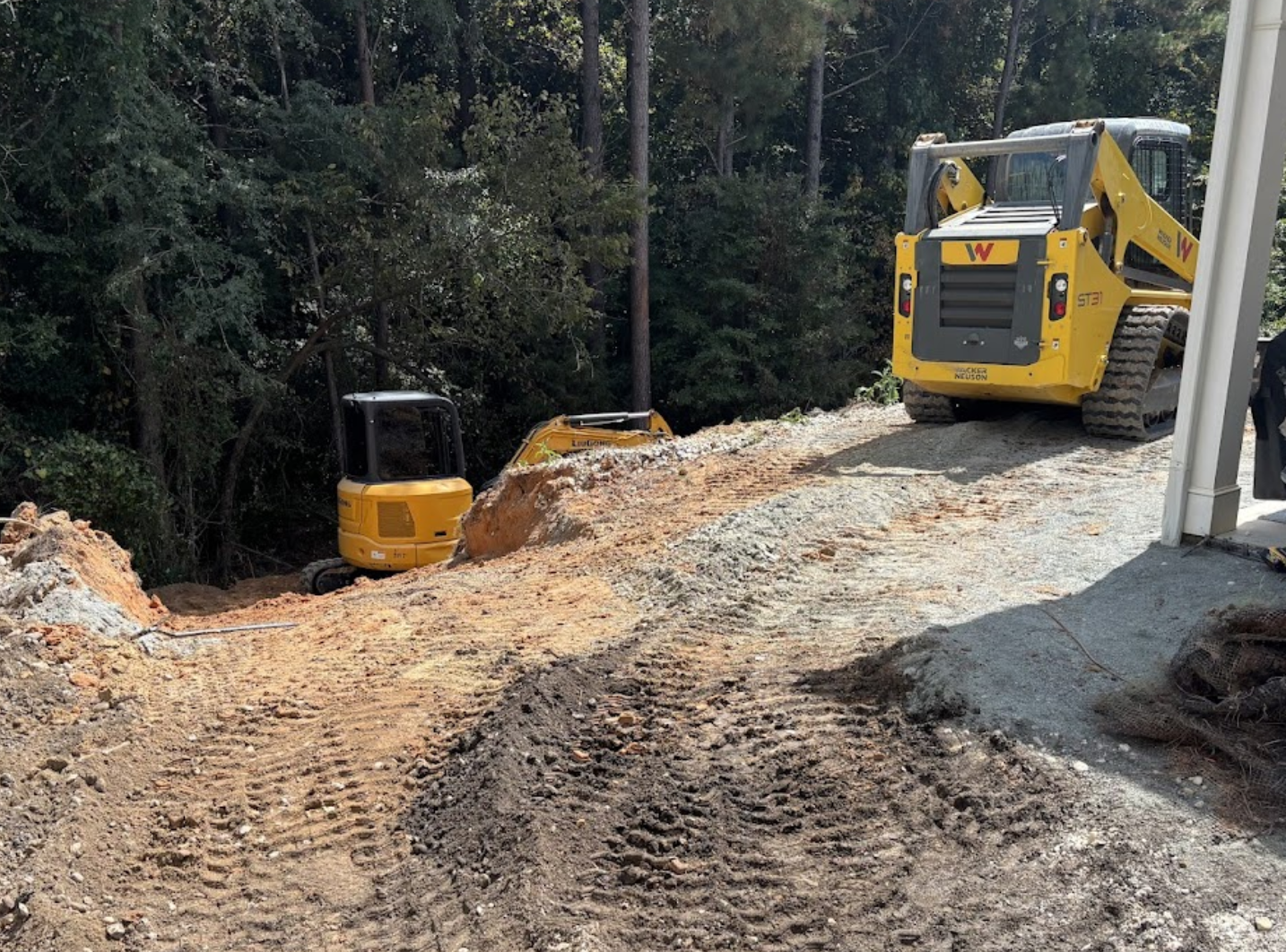 Professional excavation and site preparation completed in Lancaster, South Carolina.