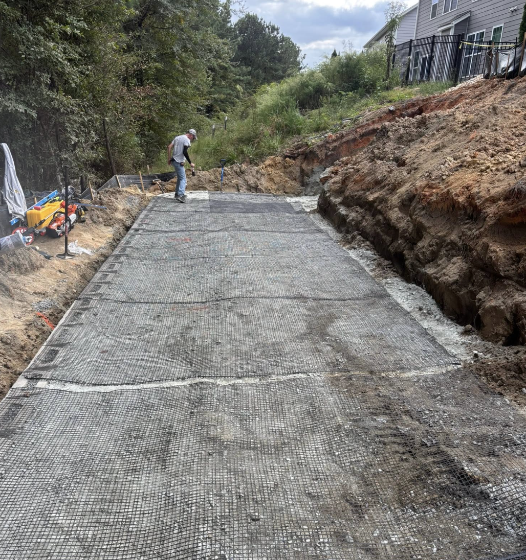 Professional erosion control solutions completed in York County, SC to help protect surrounding landscapes.