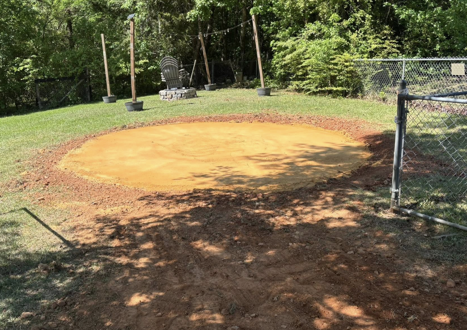 Land grading and leveling services completed in Chester, SC to improve drainage and create a stable foundation.
