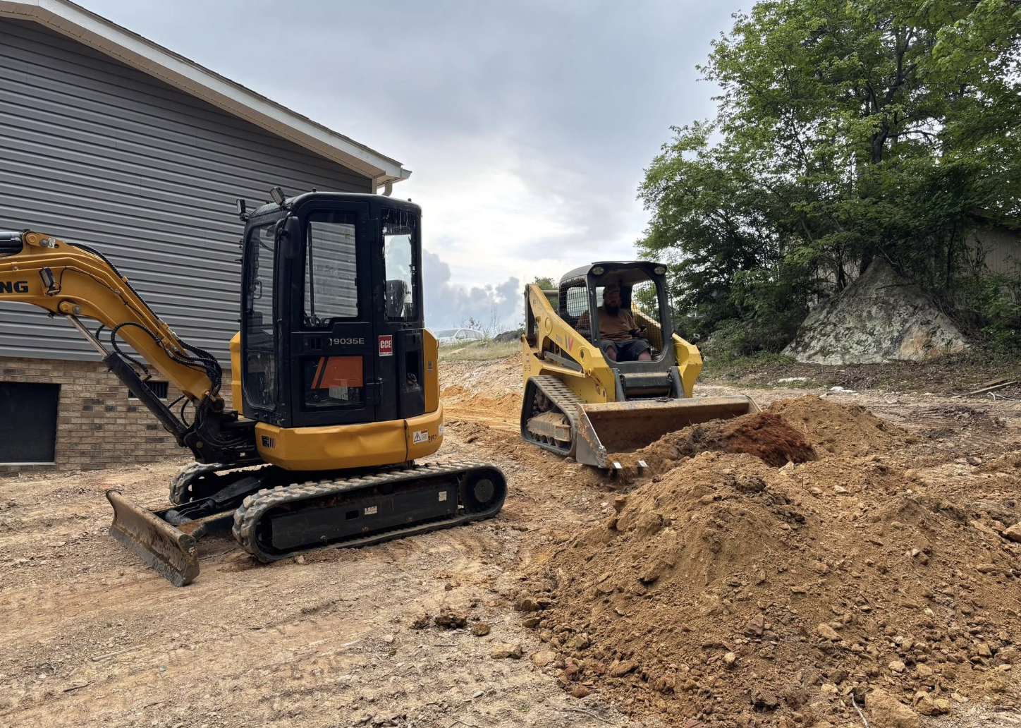 Site preparation and grading services completed in Concord, NC with attention to detail.
