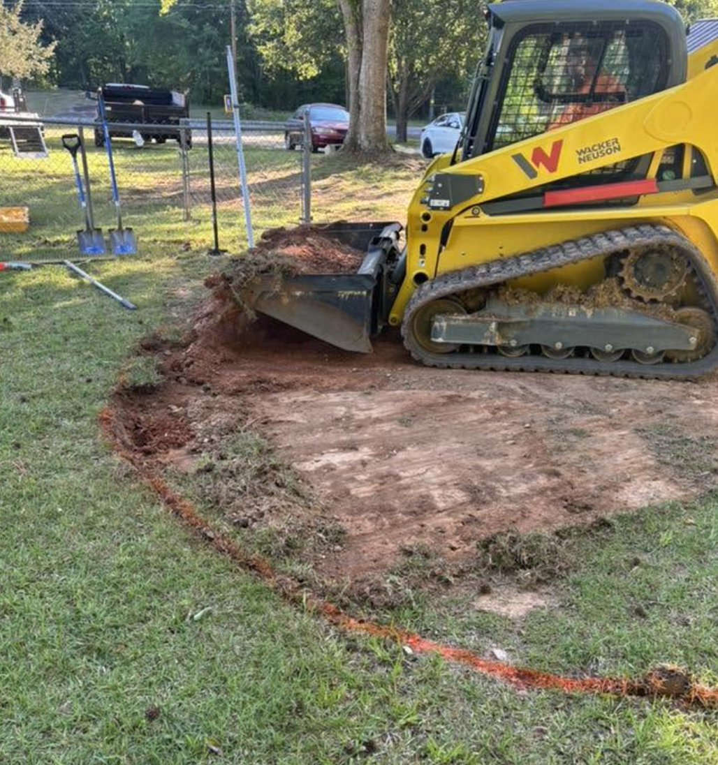 Retaining wall installation completed in Mooresville, NC providing lasting support and erosion protection.