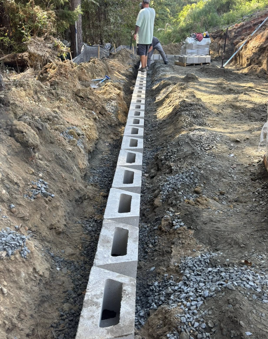 Excavation and grading services completed in Kannapolis, NC with professional earthmoving equipment.