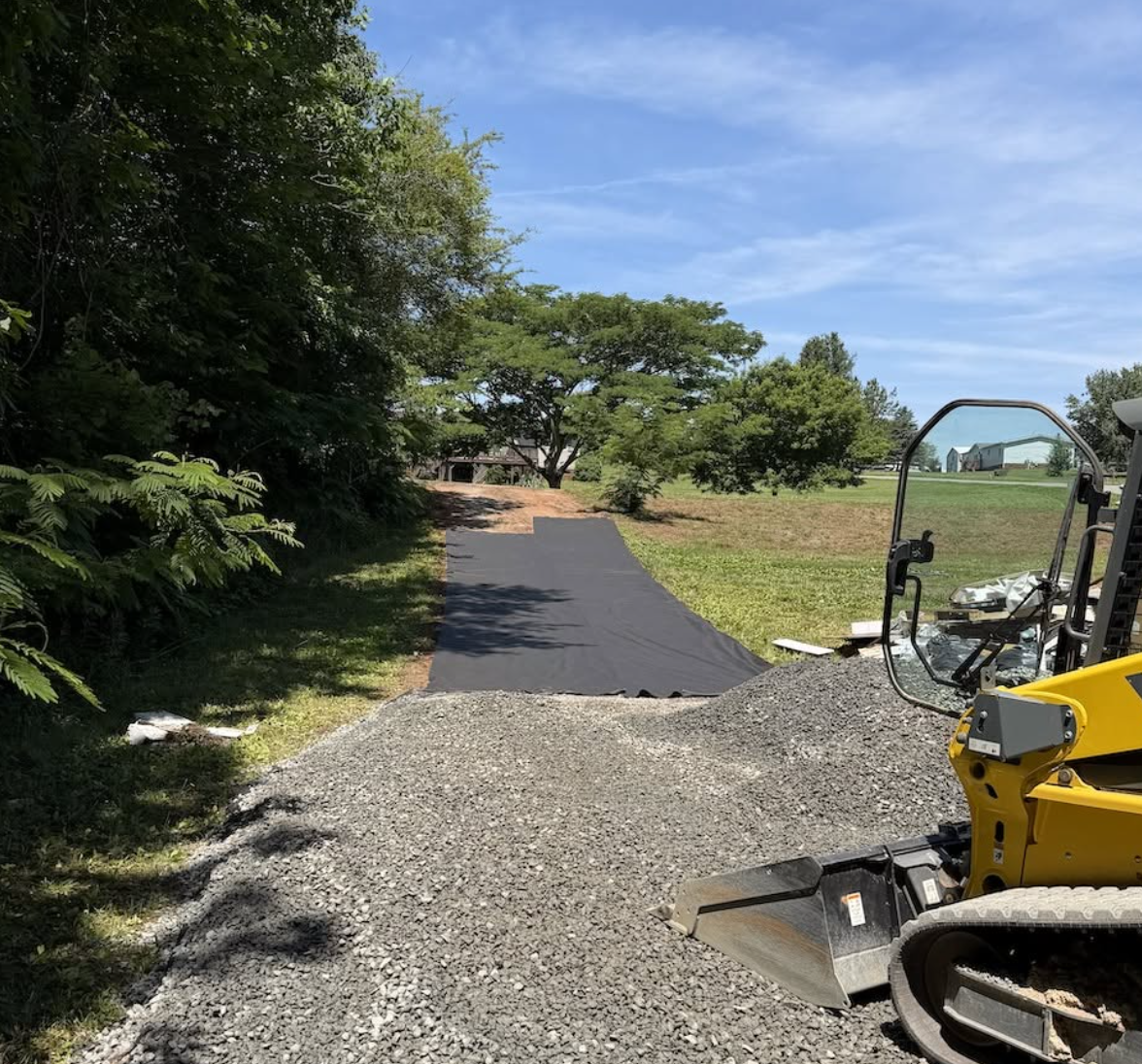 Erosion control project completed in Concord, NC to help protect surrounding landscapes.