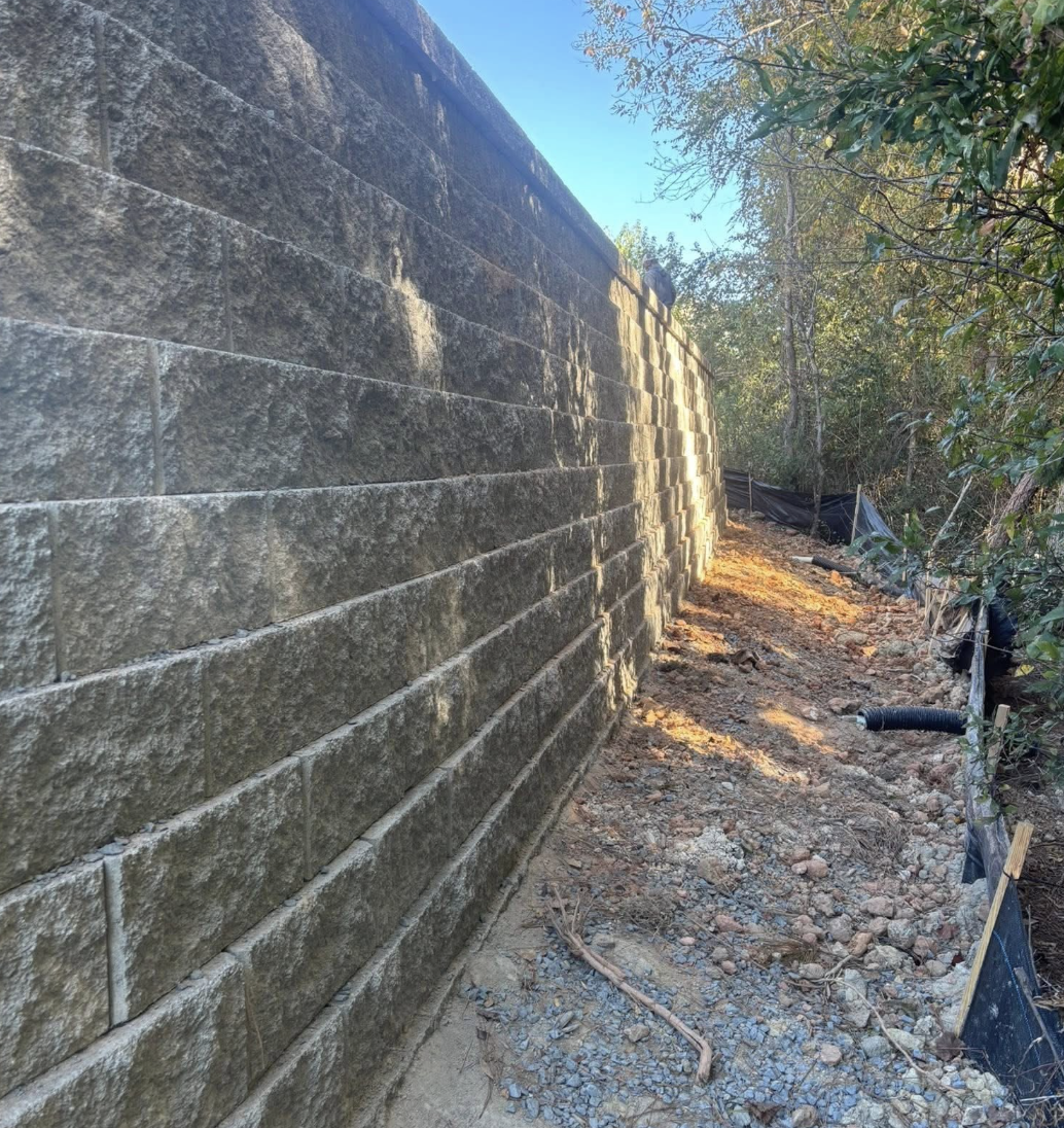 Excavation and land clearing project completed in Stallings, NC with precision and reliability.