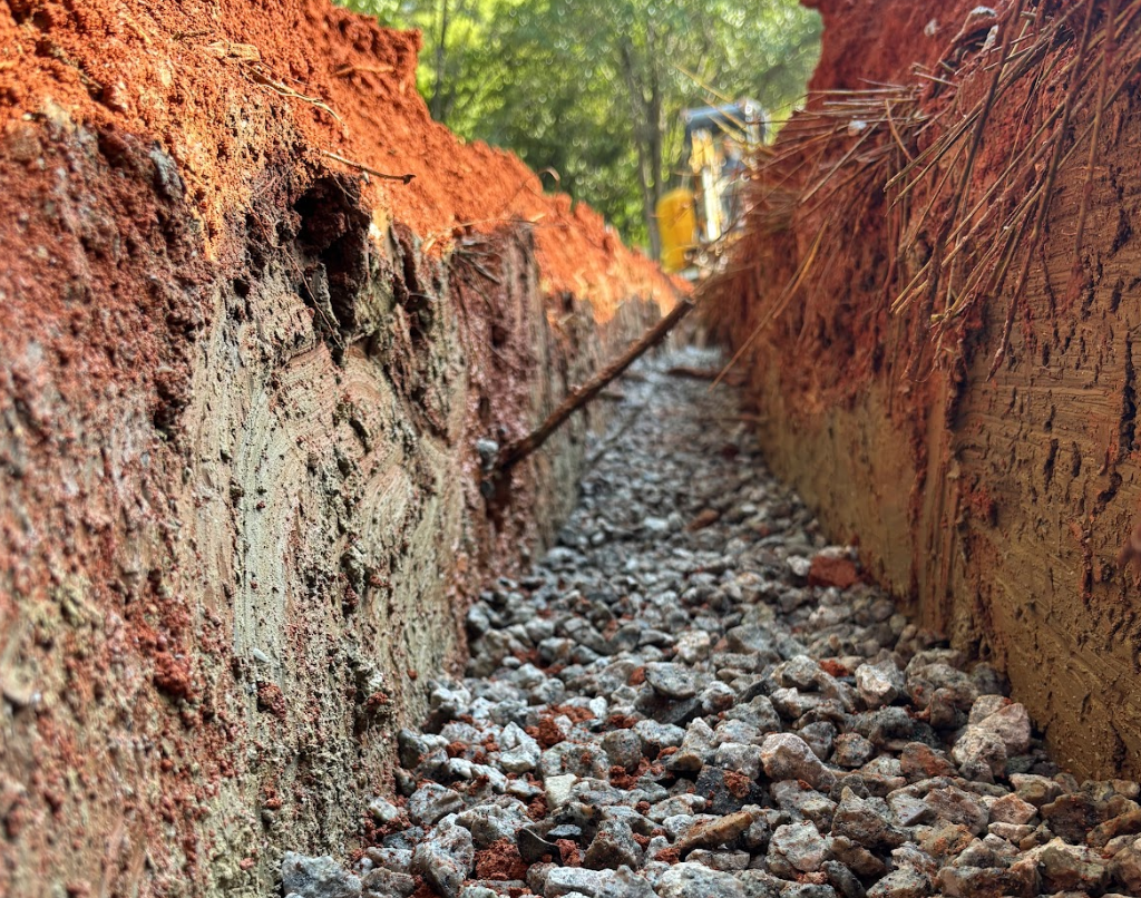 Erosion control and stormwater management completed in Lancaster, South Carolina.