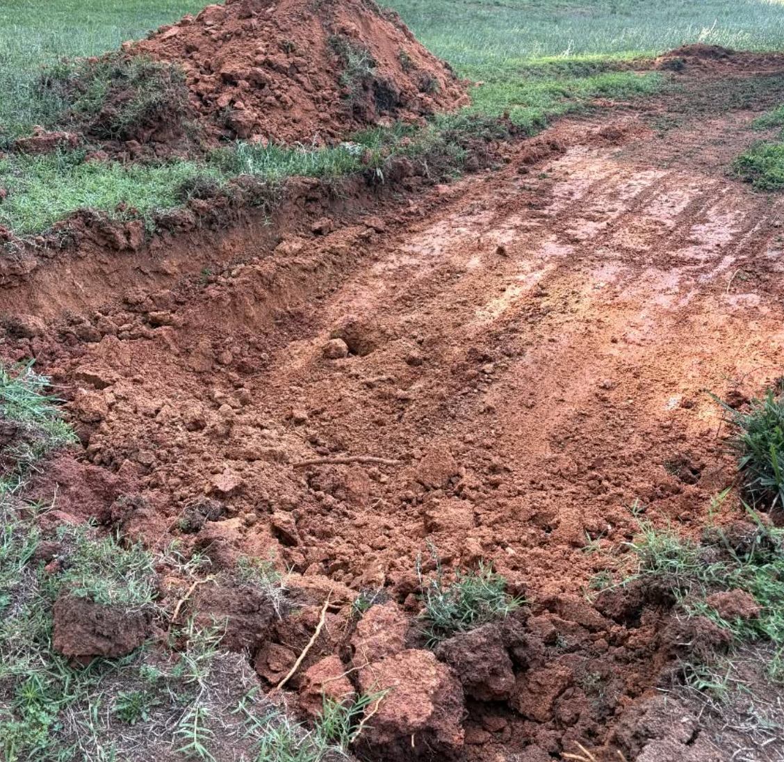Drainage installation completed in Rock Hill, SC helping reduce standing water and erosion.