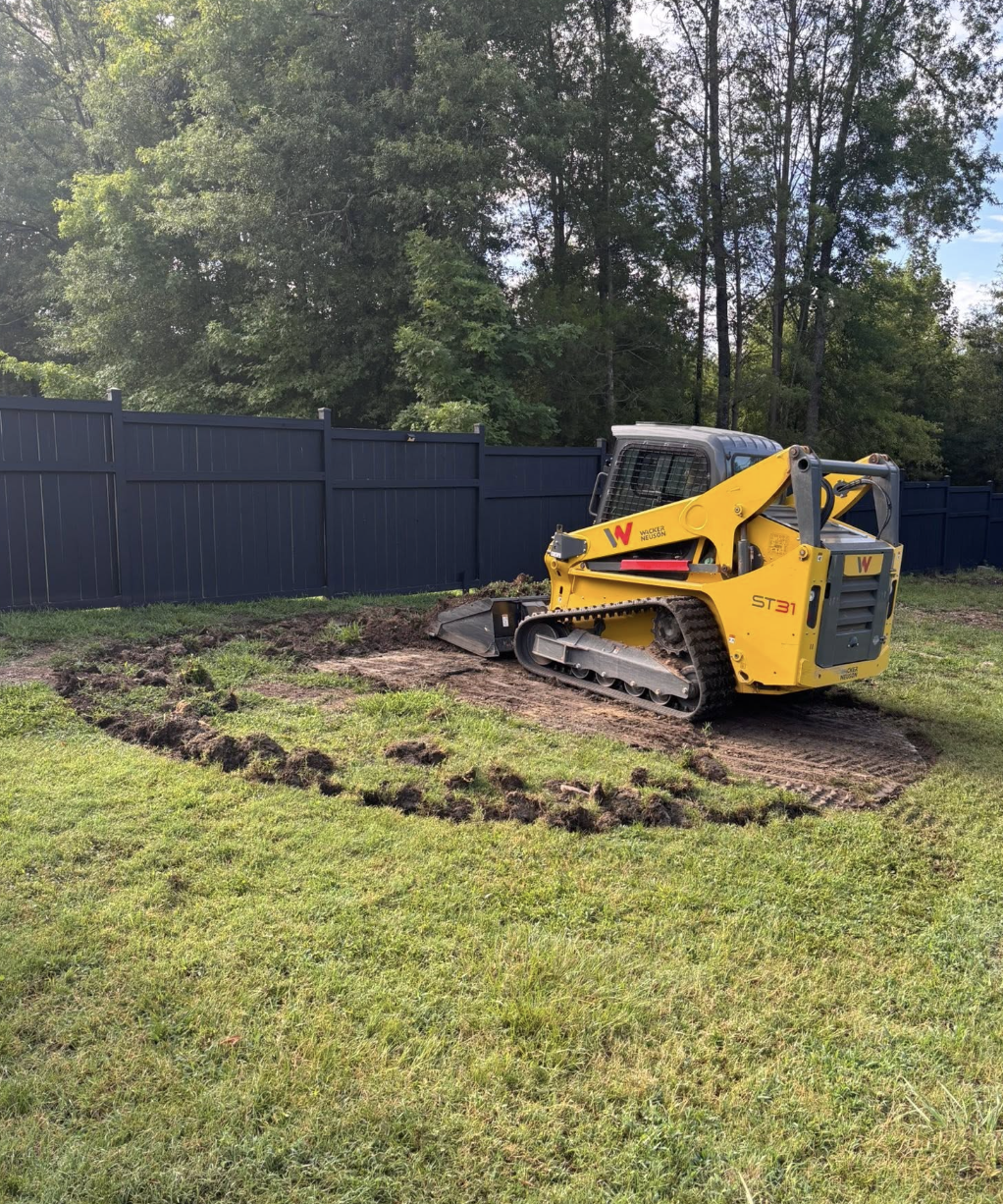 Professional drainage solutions completed in Huntersville, NC to improve stormwater flow.