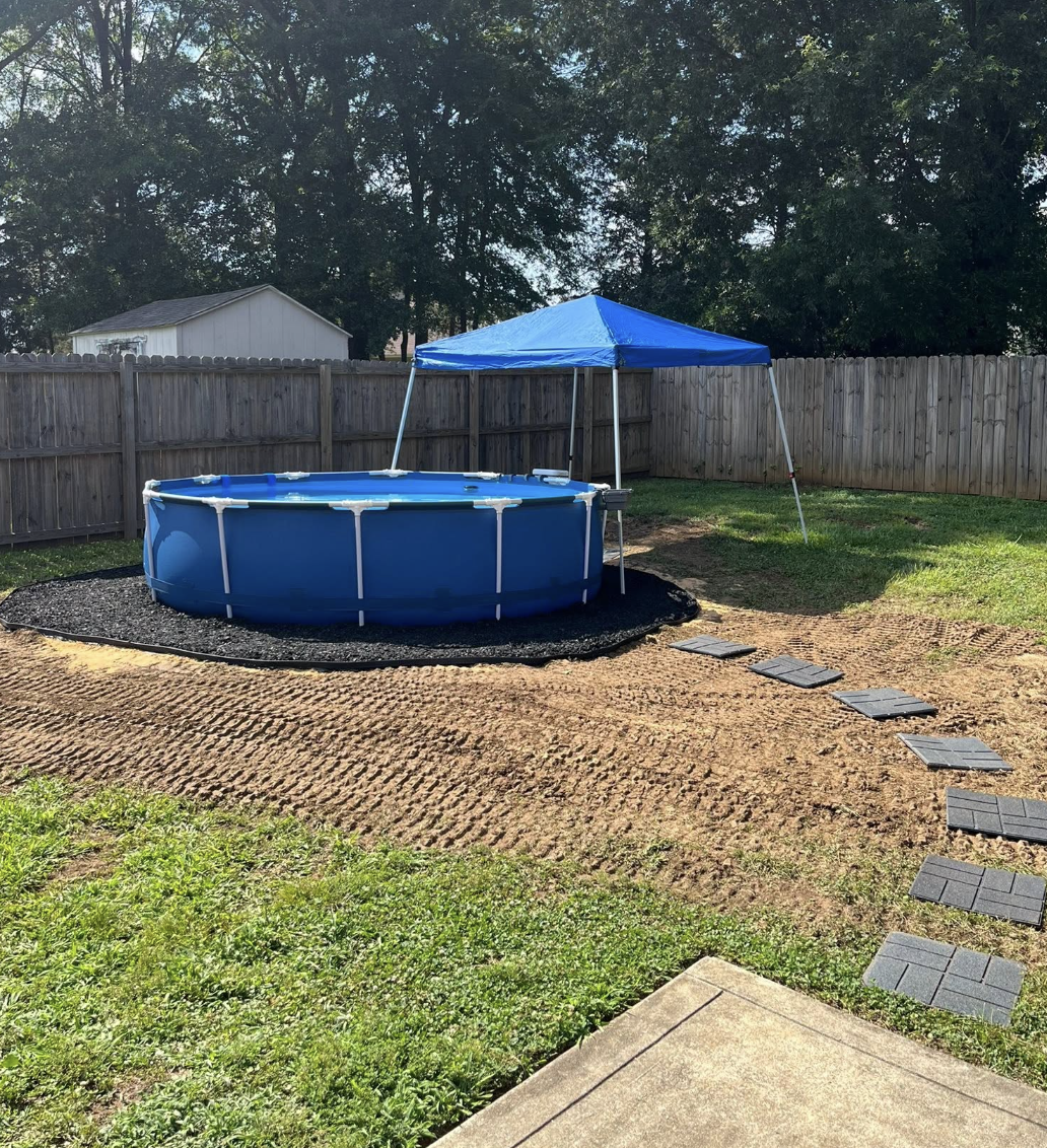 Gravel driveway installation completed in Tega Cay, SC, creating reliable access and long-lasting durability.