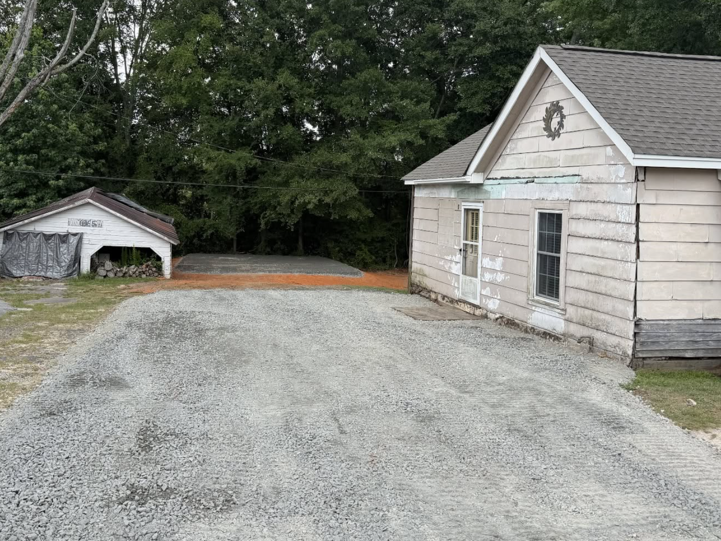 Professional excavation and grading completed in Marvin, NC for residential development.