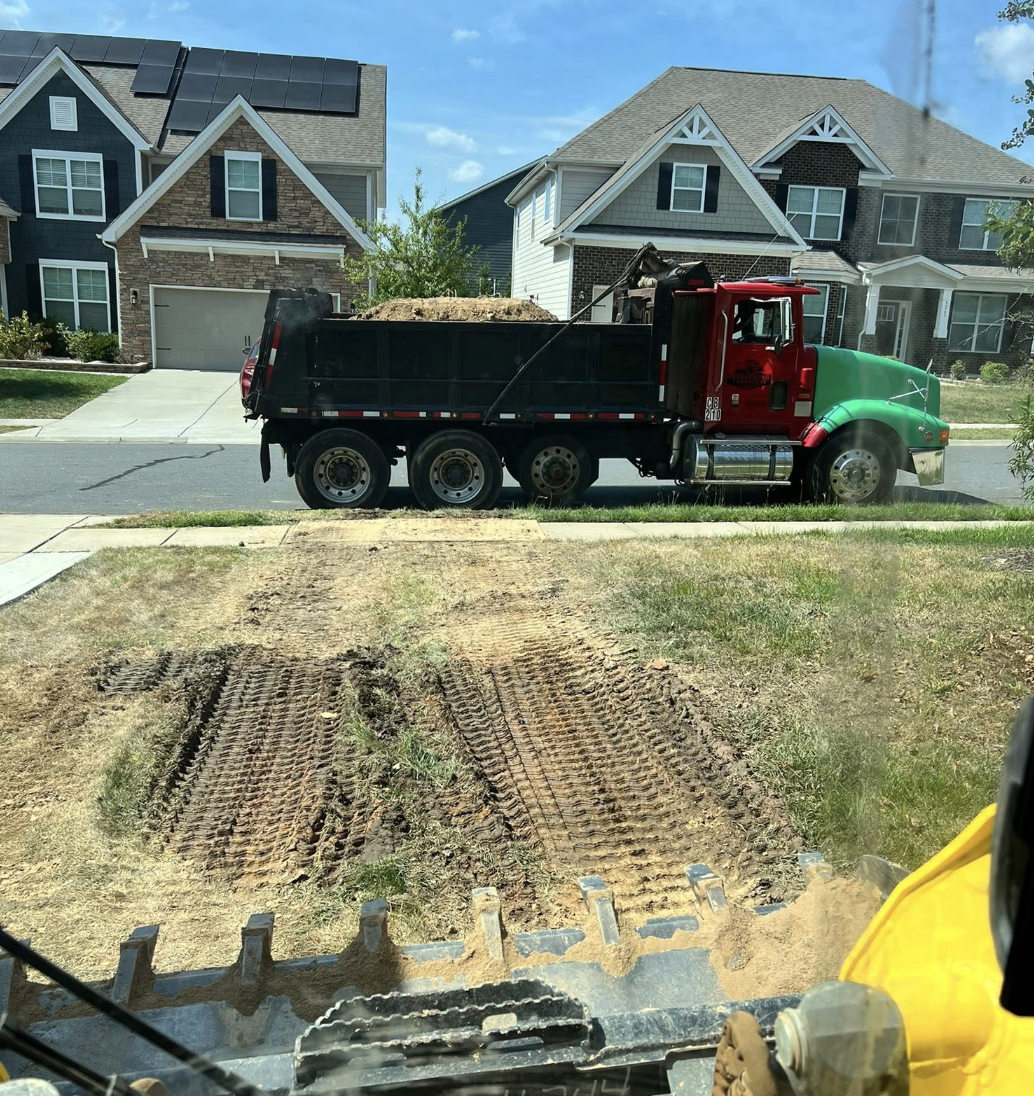 Land grading and leveling completed throughout York County, SC for residential development.