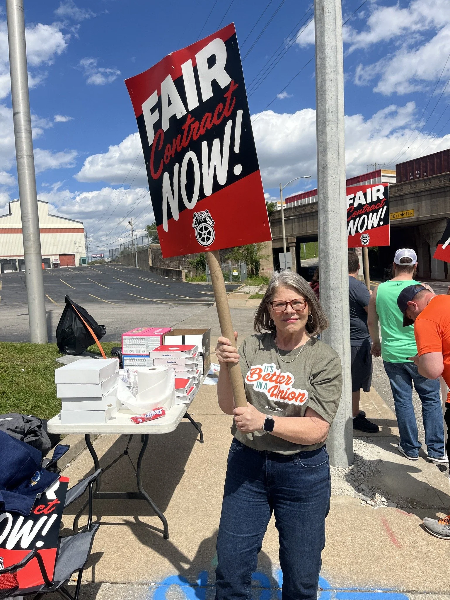 teamsters labor picket