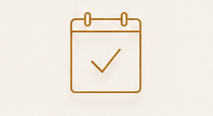 ProcureandProsper Procurement Consulting That Drives Growth, Wall art of a gold calendar with a checkmark
