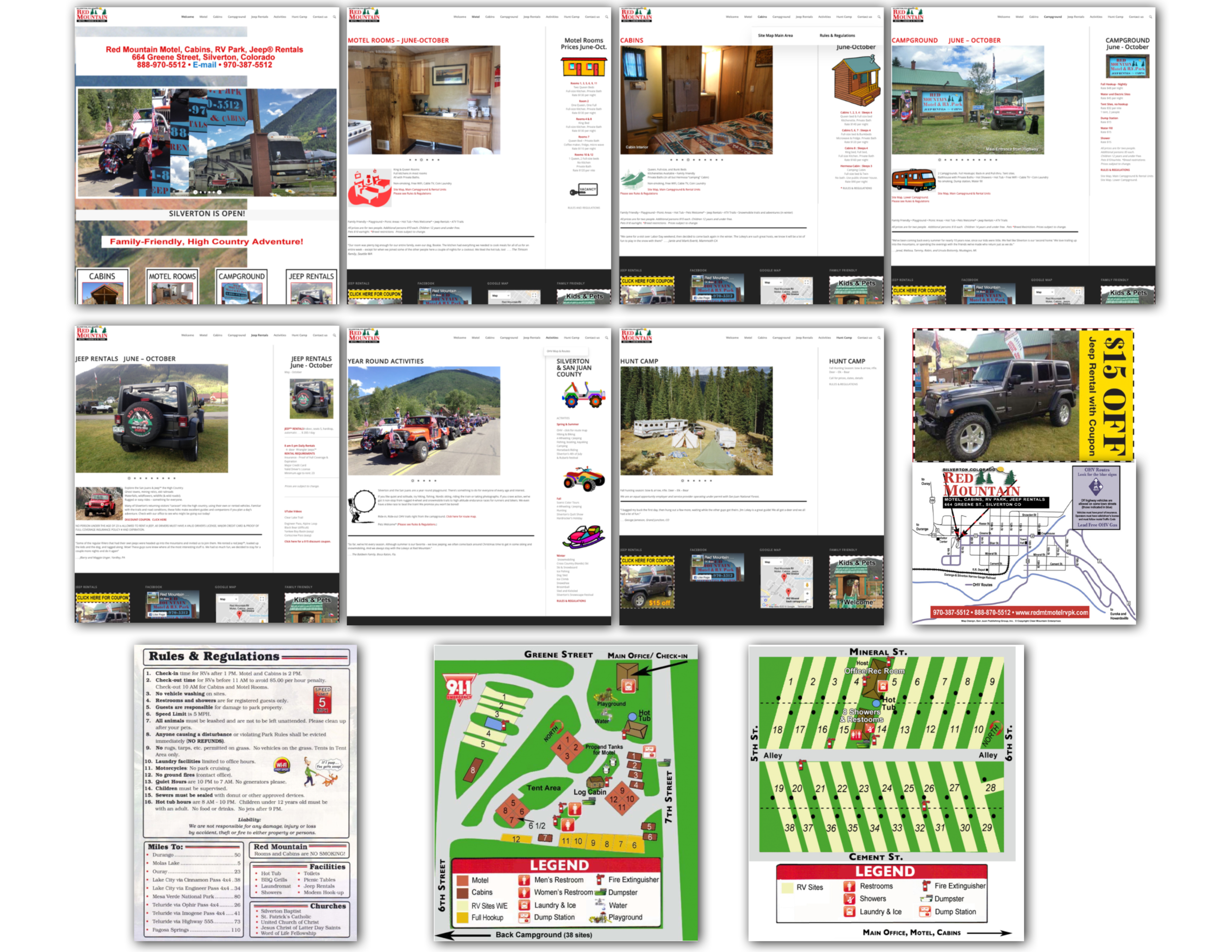 Original Site, Maps, and Branding