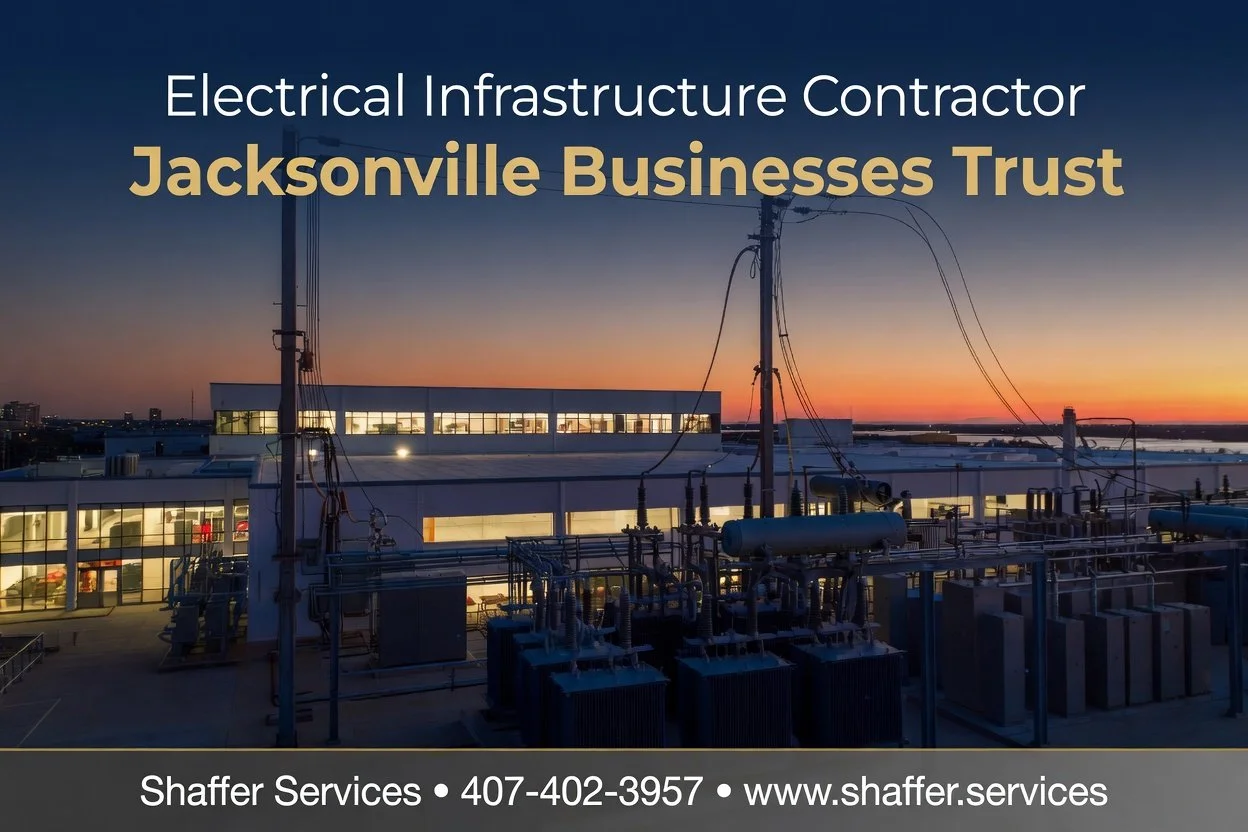 Electrical Infrastructure Contractor Jacksonville Businesses Trust