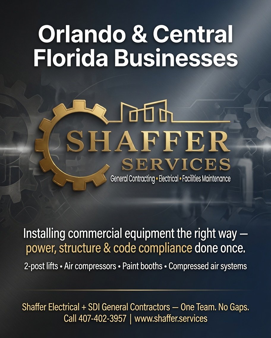 Commercial Equipment Installation Orlando Businesses Trust
