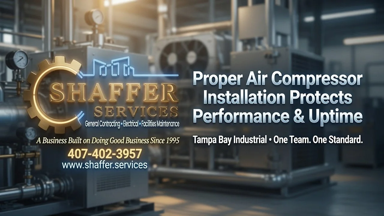 Air Compressor Installation Tampa Facilities Can Trust