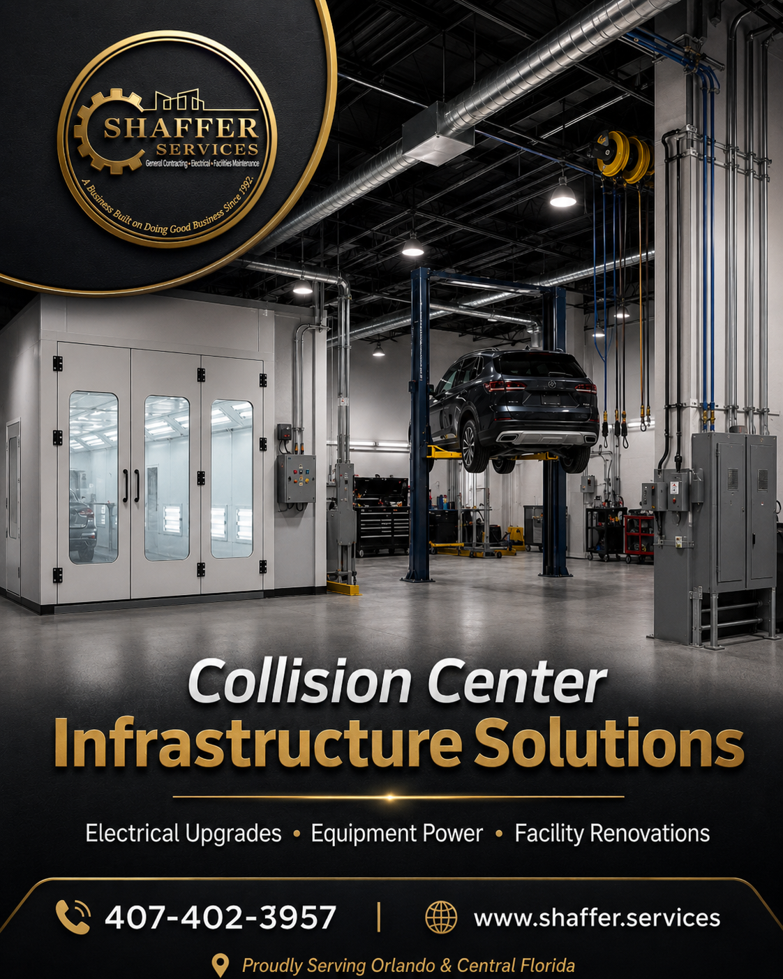 Auto Collision Center Contractor Orlando Shops Trust