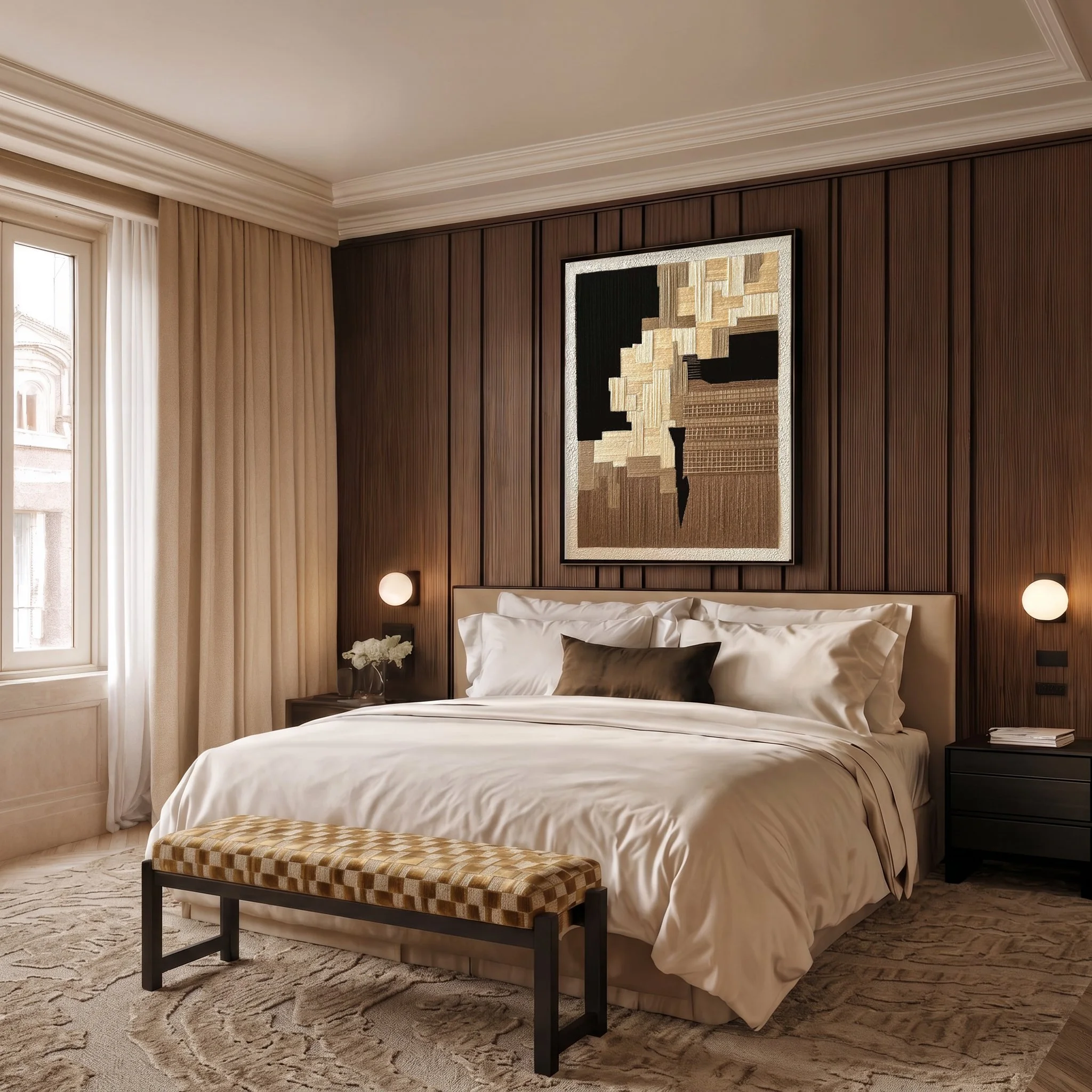 Executive room interior design for Old Town Hotel, a 4-star boutique hotel in Istanbul, Türkiye
