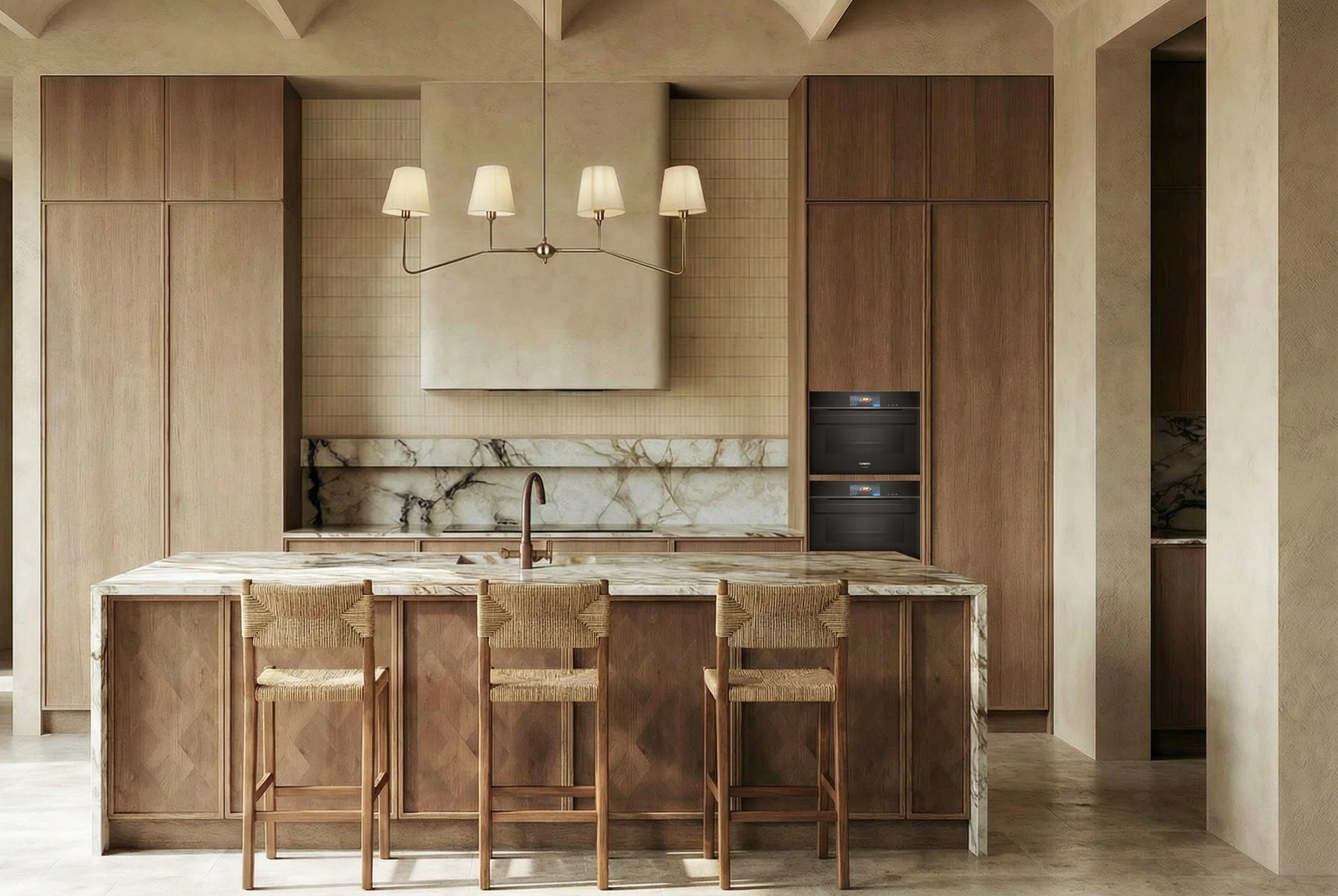 Casa Sarria Residence Barcelona Spain Open Kitchen Scullery 