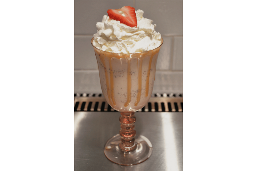 Infused Caramel Macchiato Milkshake