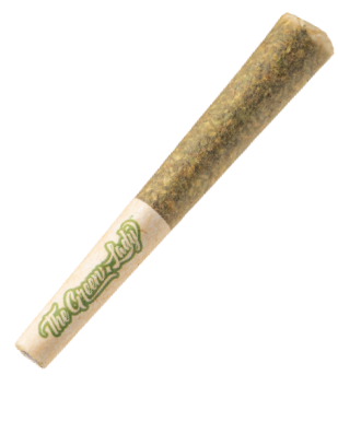 A pre-roll from The Green Lady Dispensary