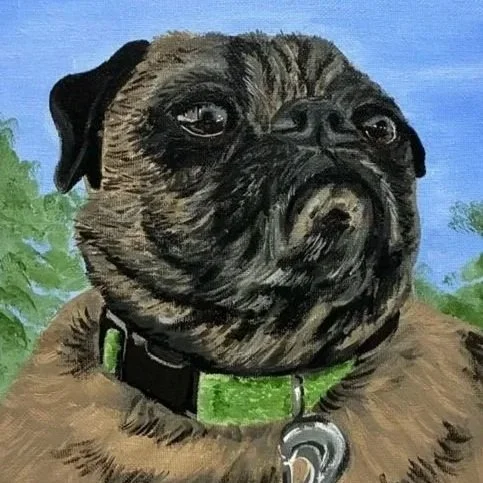 "Pickles" 12x12 Acrylic on canvas