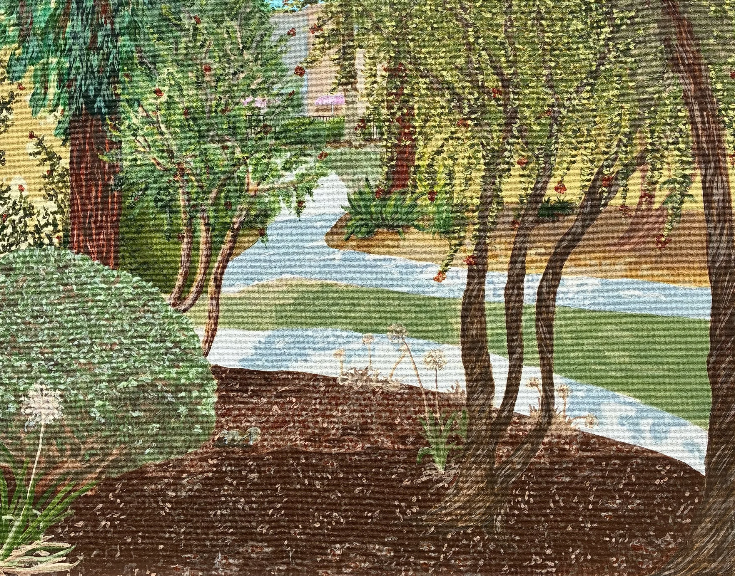 "CSUN Pathway" 12x16 Acrylic on canvas