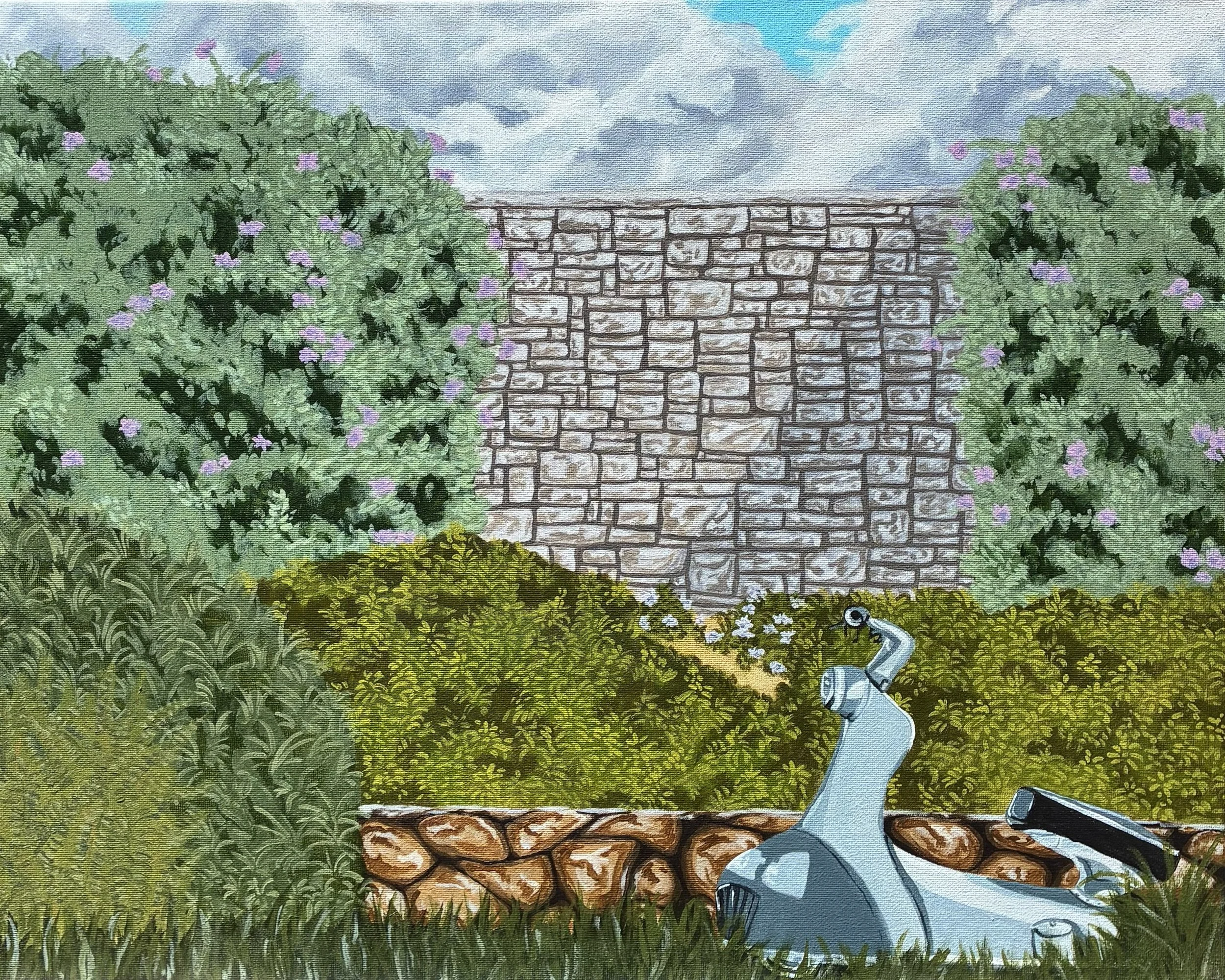 "Vineyard" 12x16 Acrylic on canvas