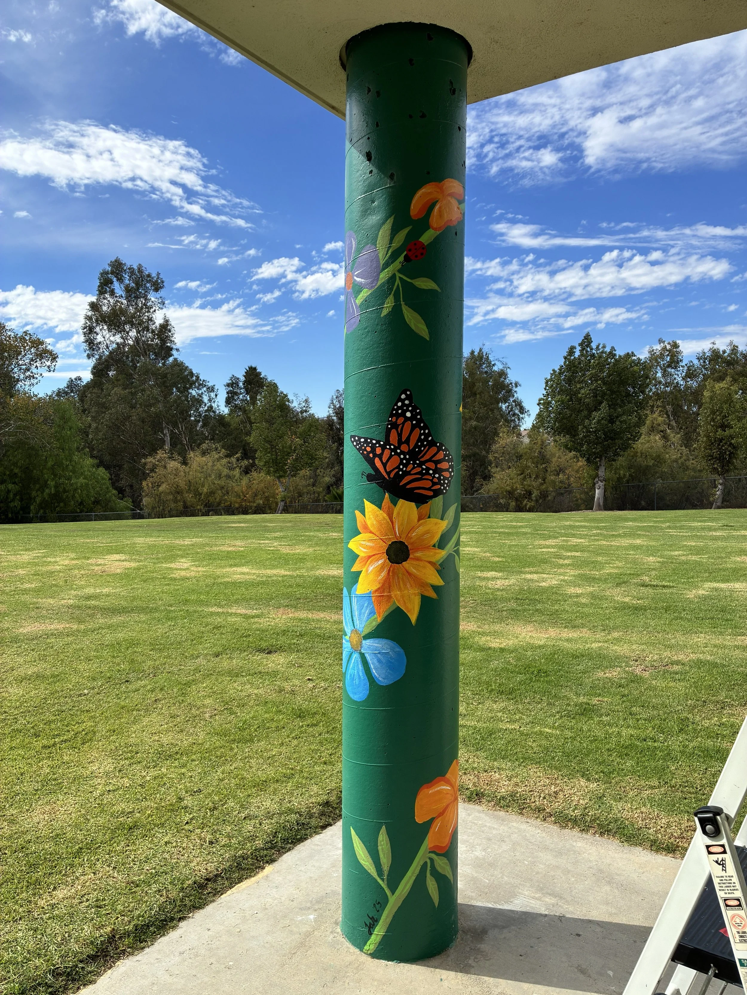 Flower Pole Mural