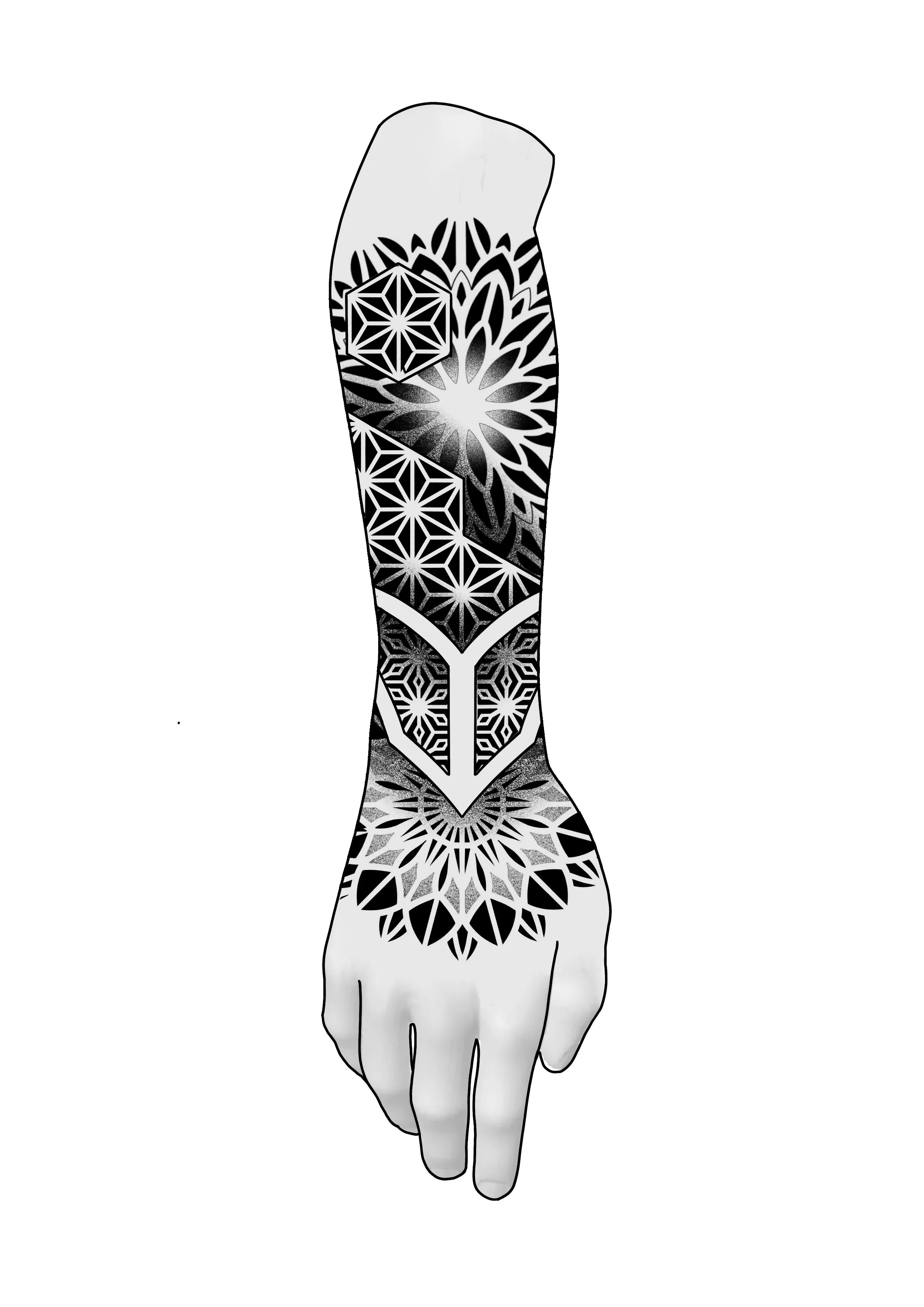 Geometric Forearm #23