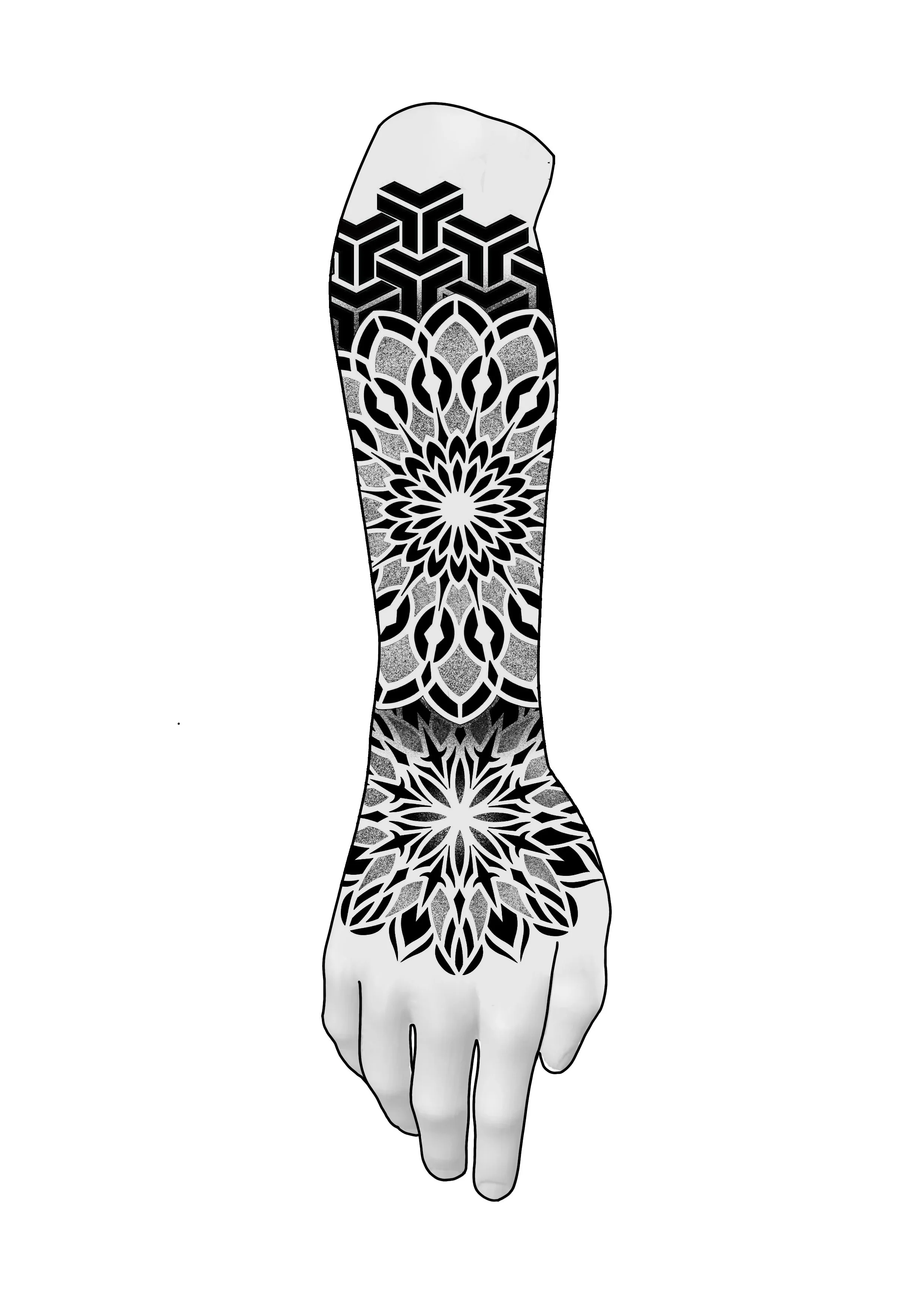 Geometric Forearm #24