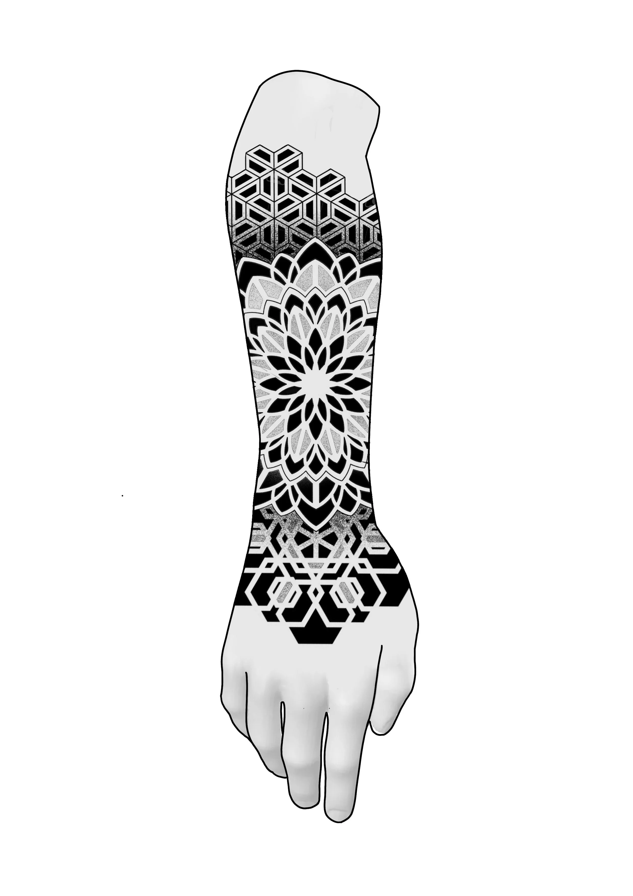 Geometric Forearm #26