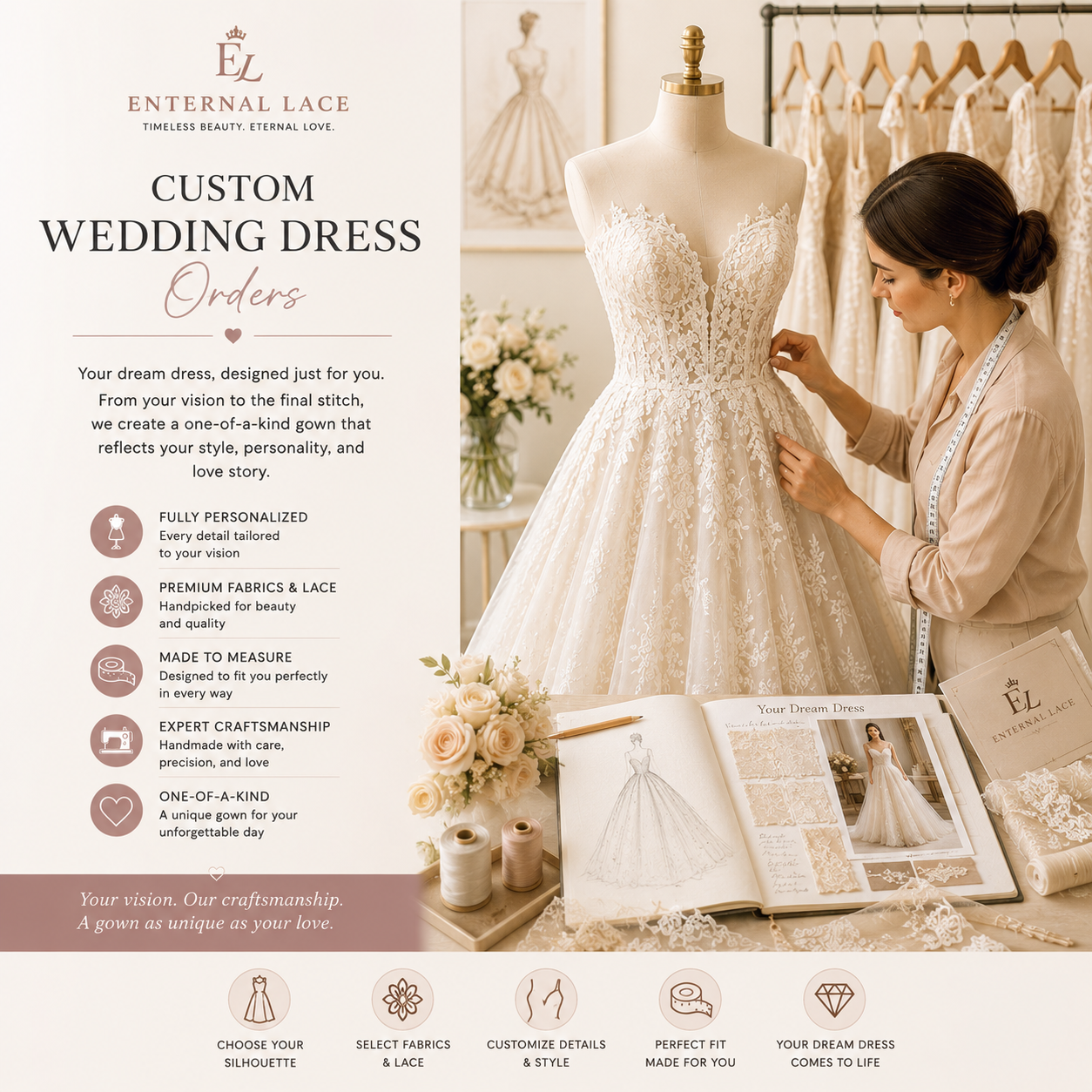 Custom Wedding Dress Orders