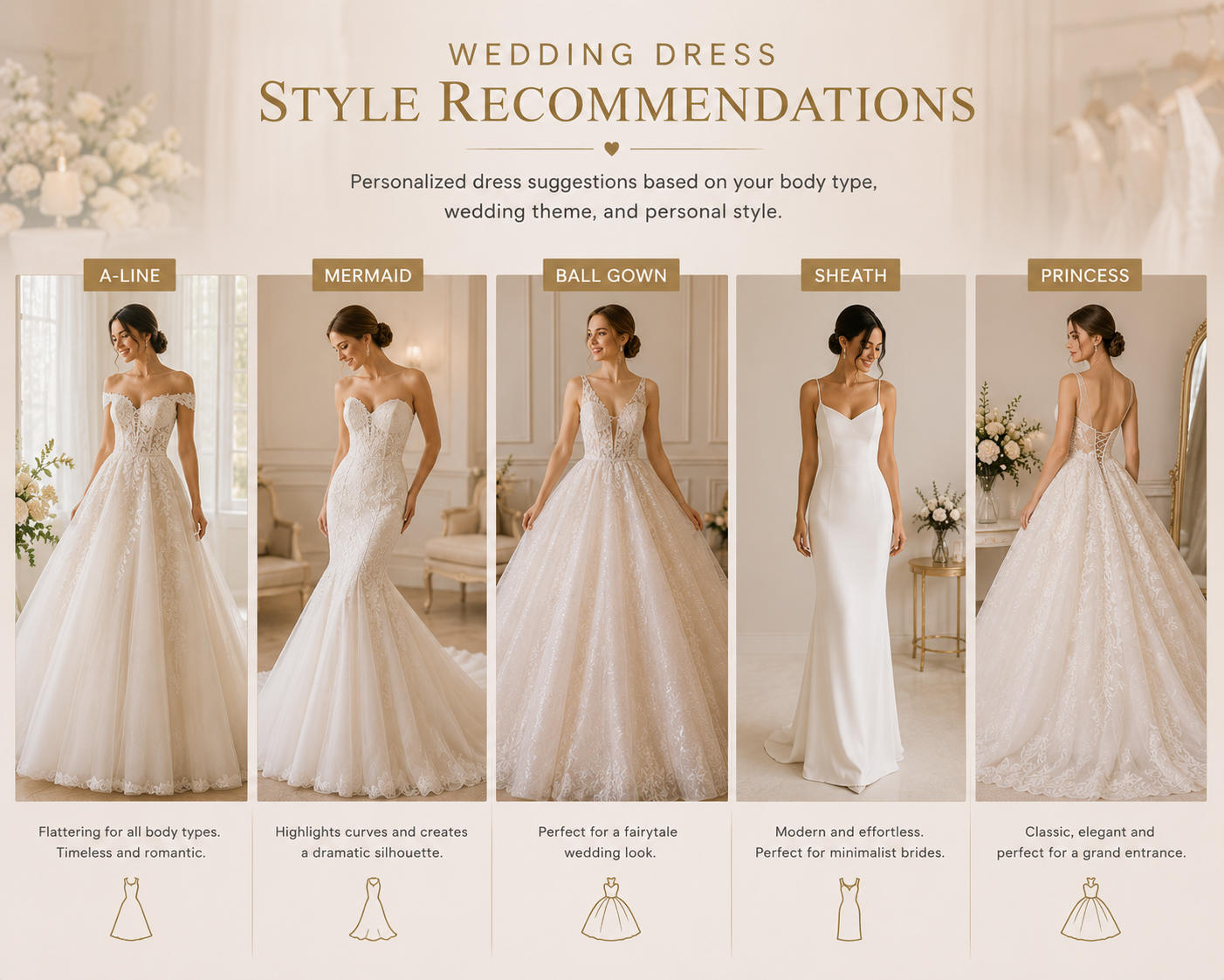 Wedding Dress Style Recommendations