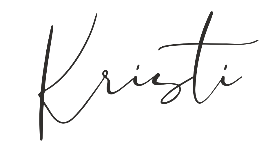 The word "Kristee" written in elegant, cursive script.