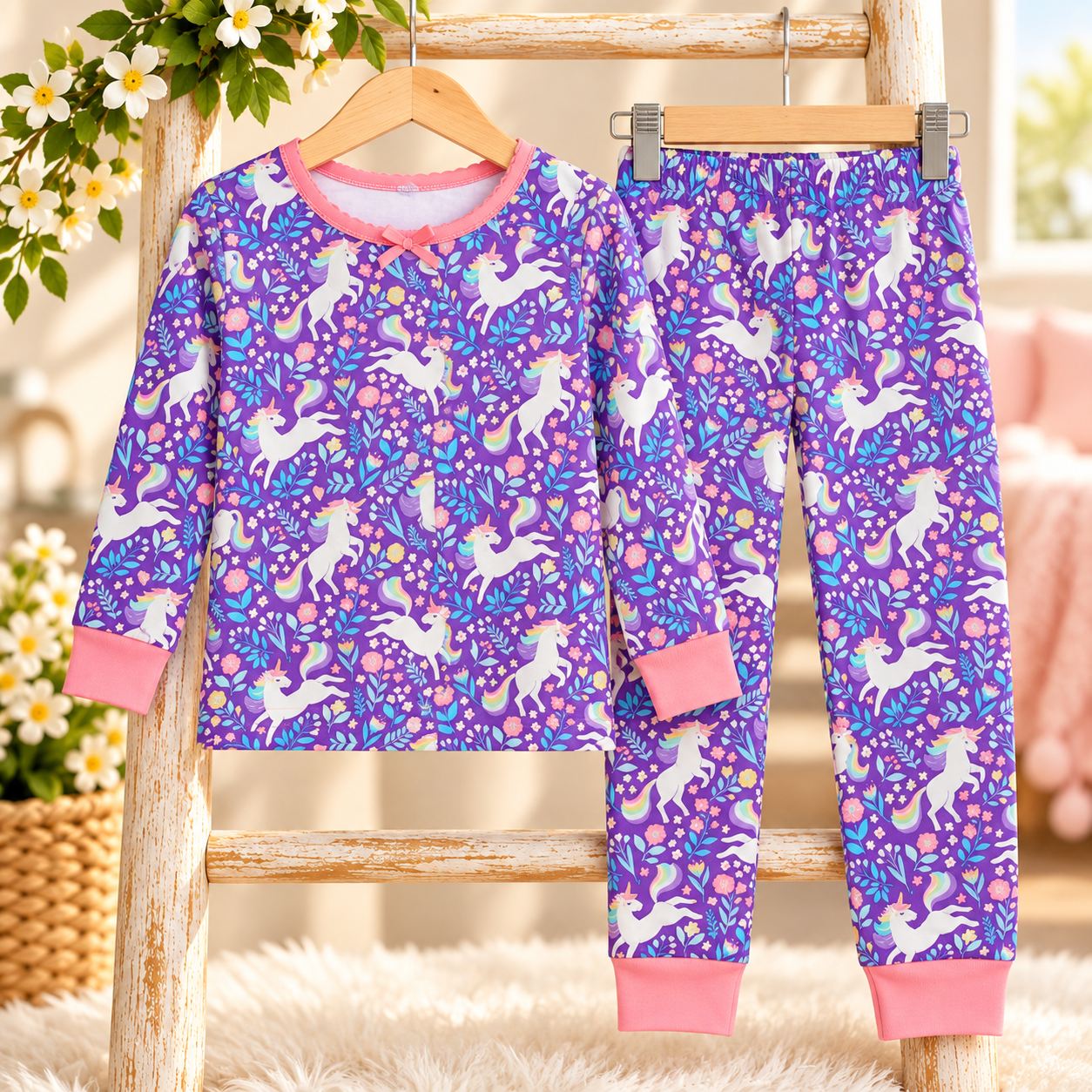 Whimsical Unicorn Pajama Set Display.png