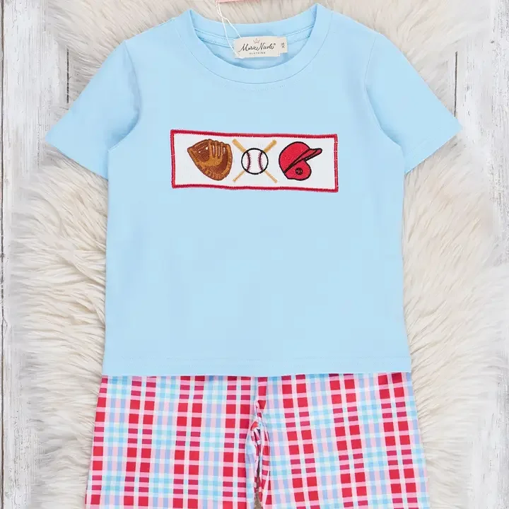 Smocked Baseball Season Outfit