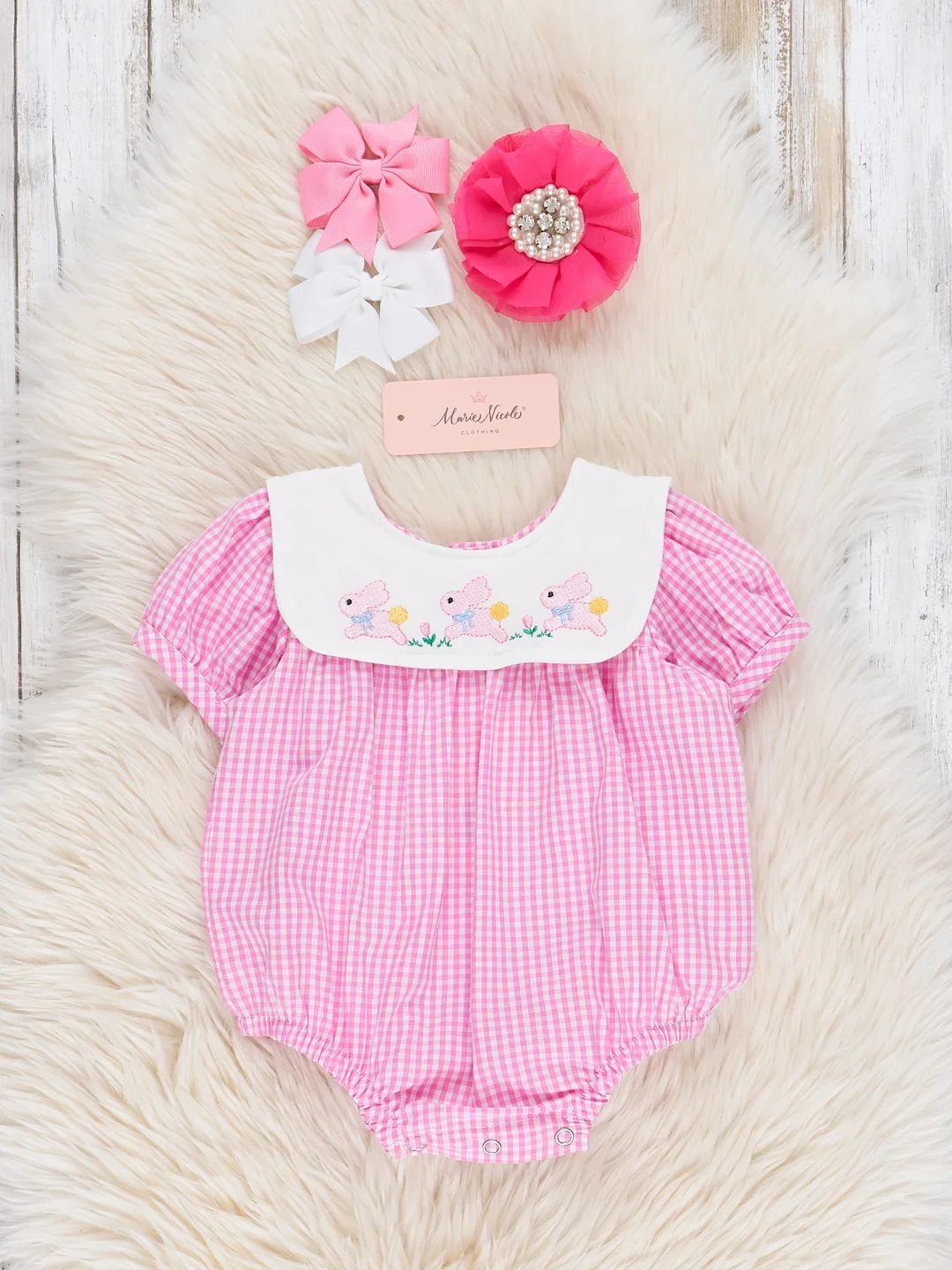 Bunny Hop Gingham Bubble