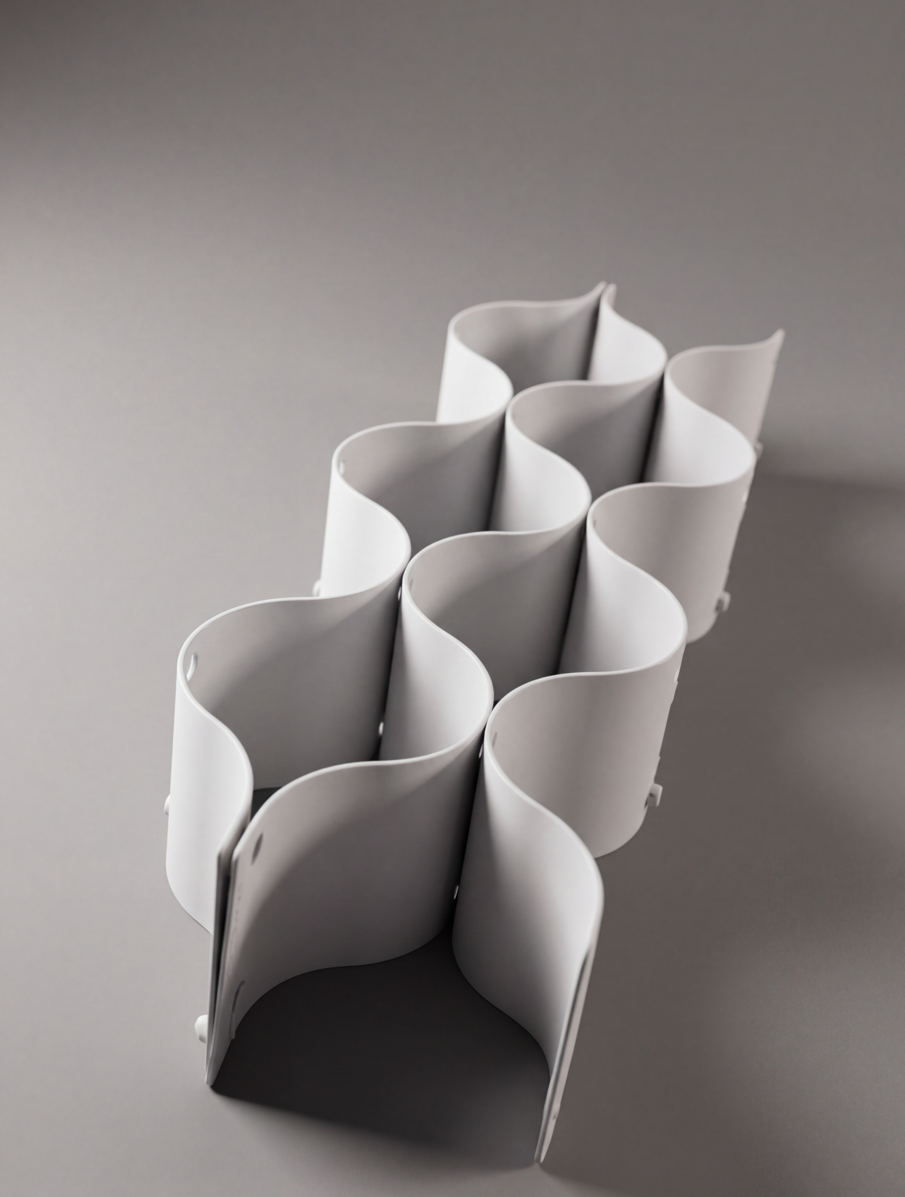 Modular construction allows the organizer to expand and adjust to different drawer dimensions.