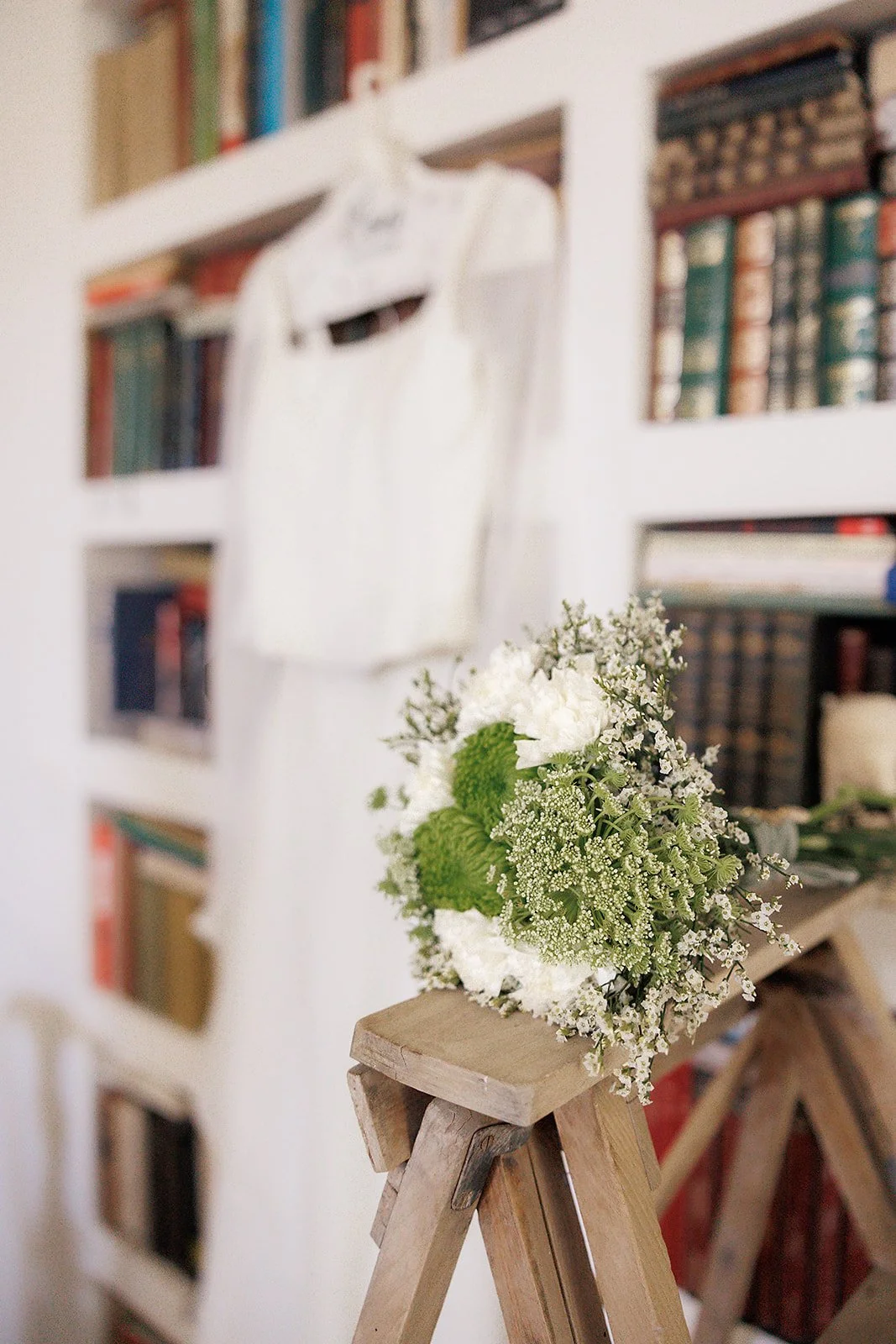 Detalles del ramo de novia.
