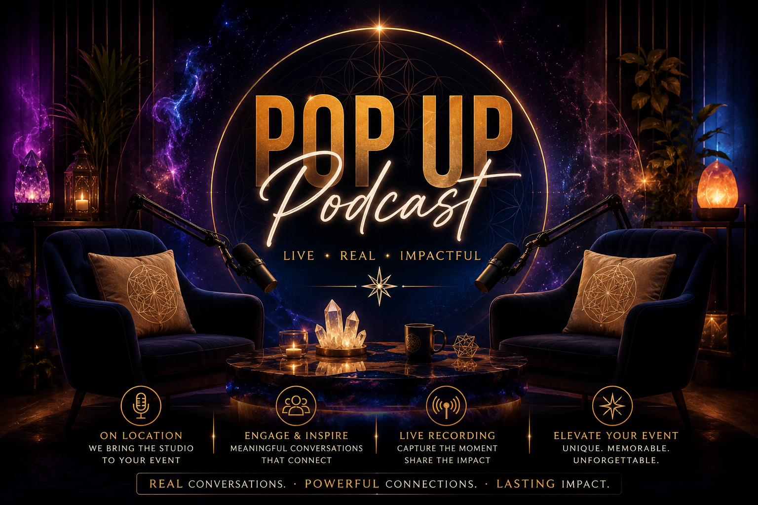 Pop Up Podcast for your Retreat
