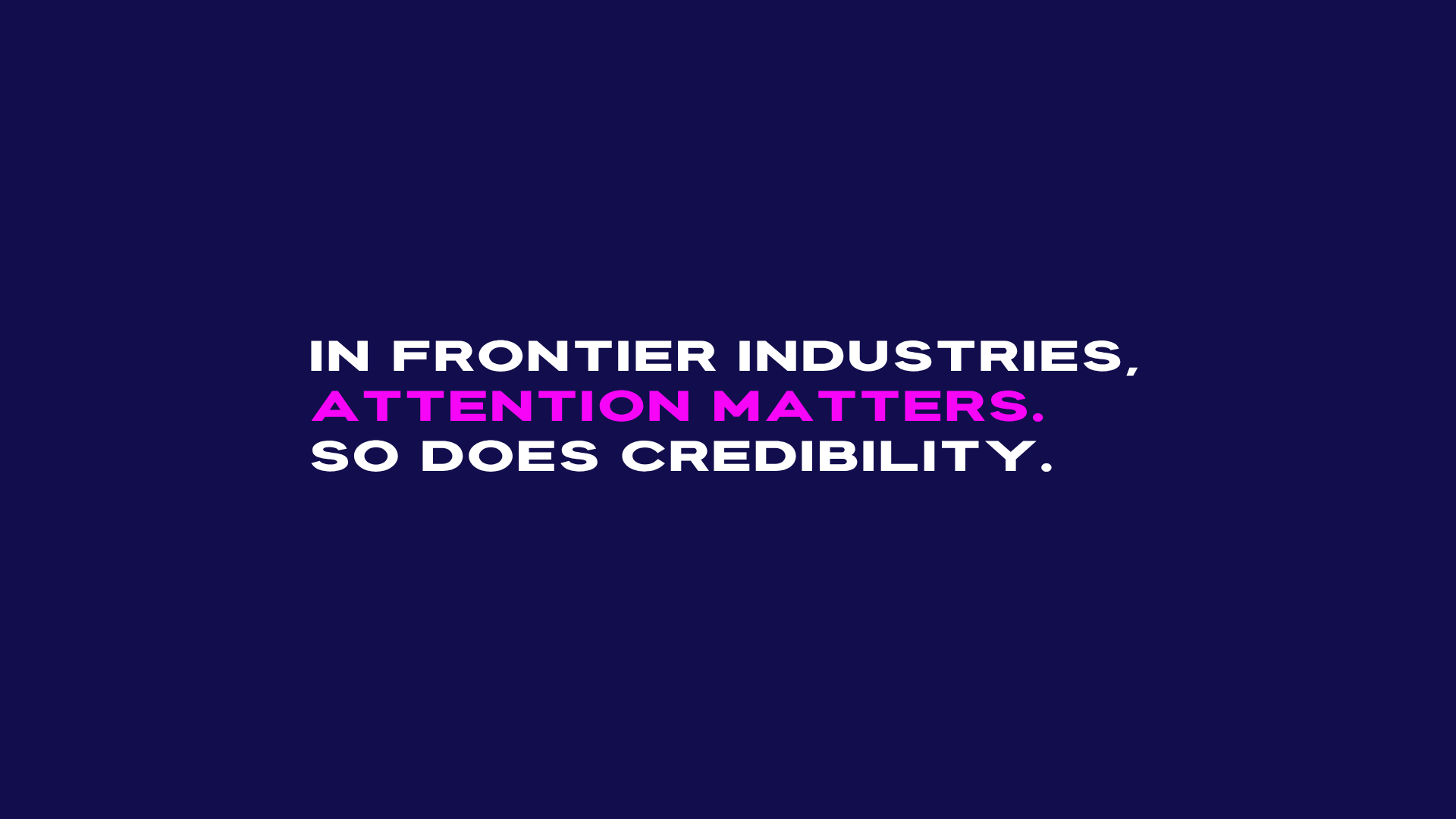 Visibility &amp; Influence